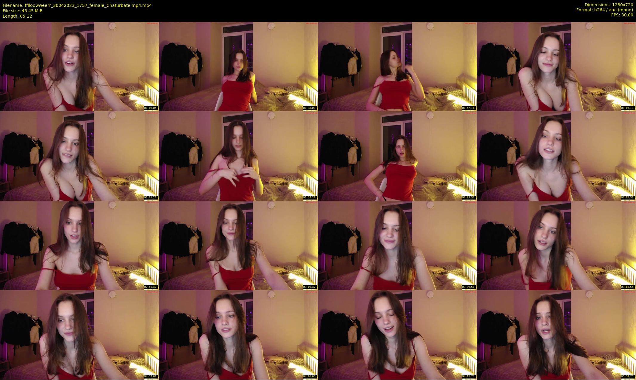 fflloowweerr — 6 minute Chaturbate couple cam show recording, 720p, Apr 30, 2023
