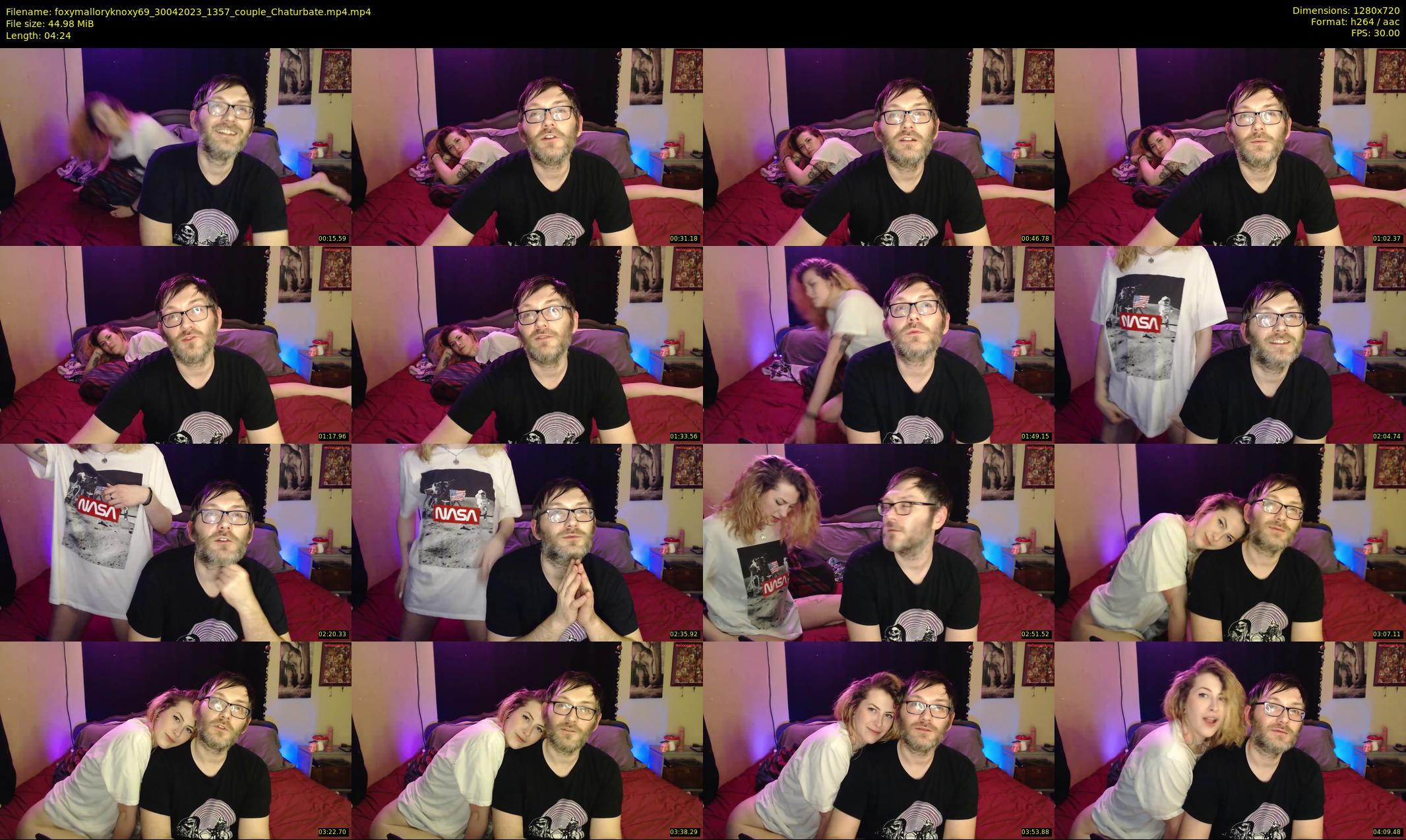 foxymalloryknoxy69 — 5 minute Chaturbate couple cam show recording, 720p, Apr 30, 2023