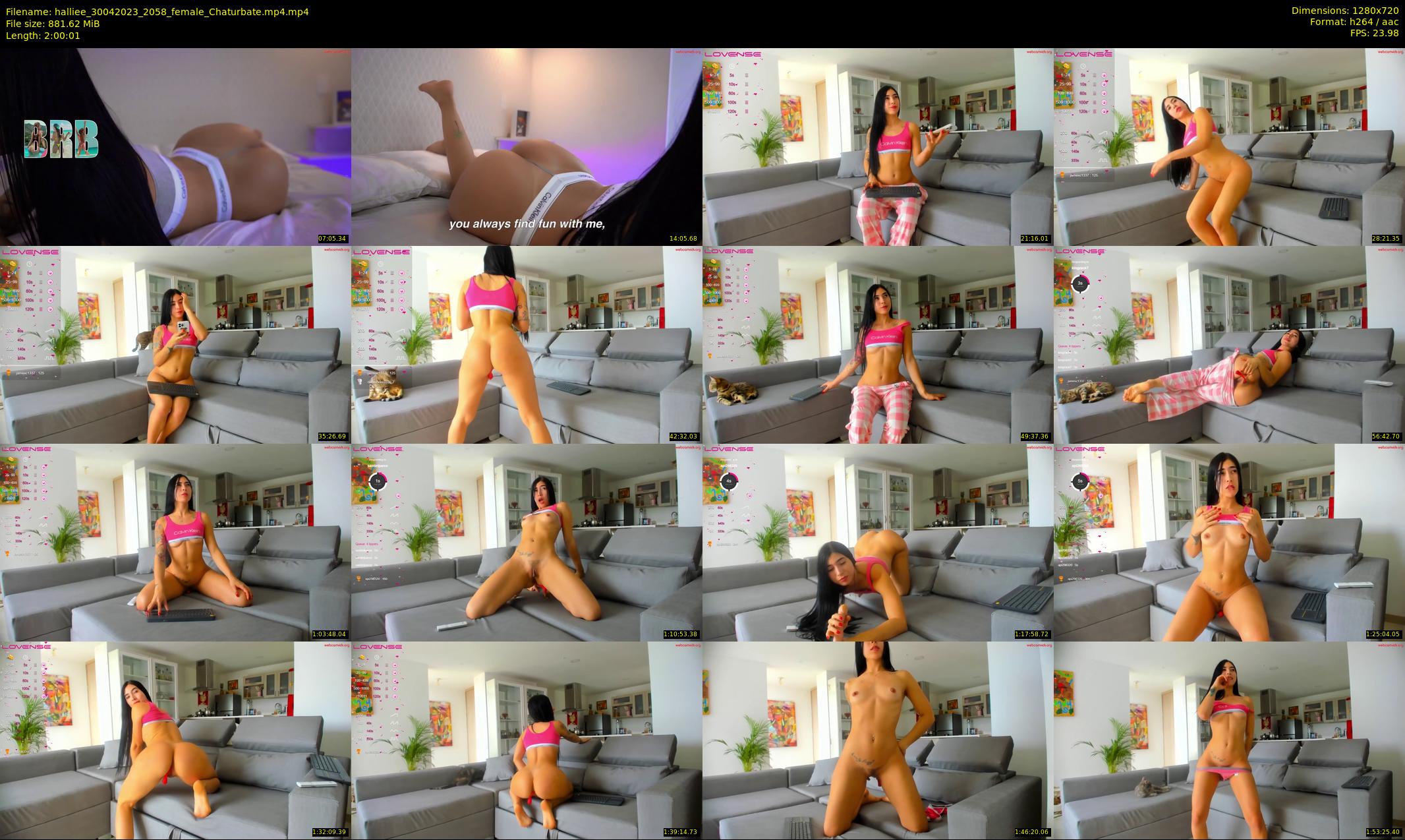 halliee — 121 minute Chaturbate couple cam show recording, 720p, Apr 30, 2023