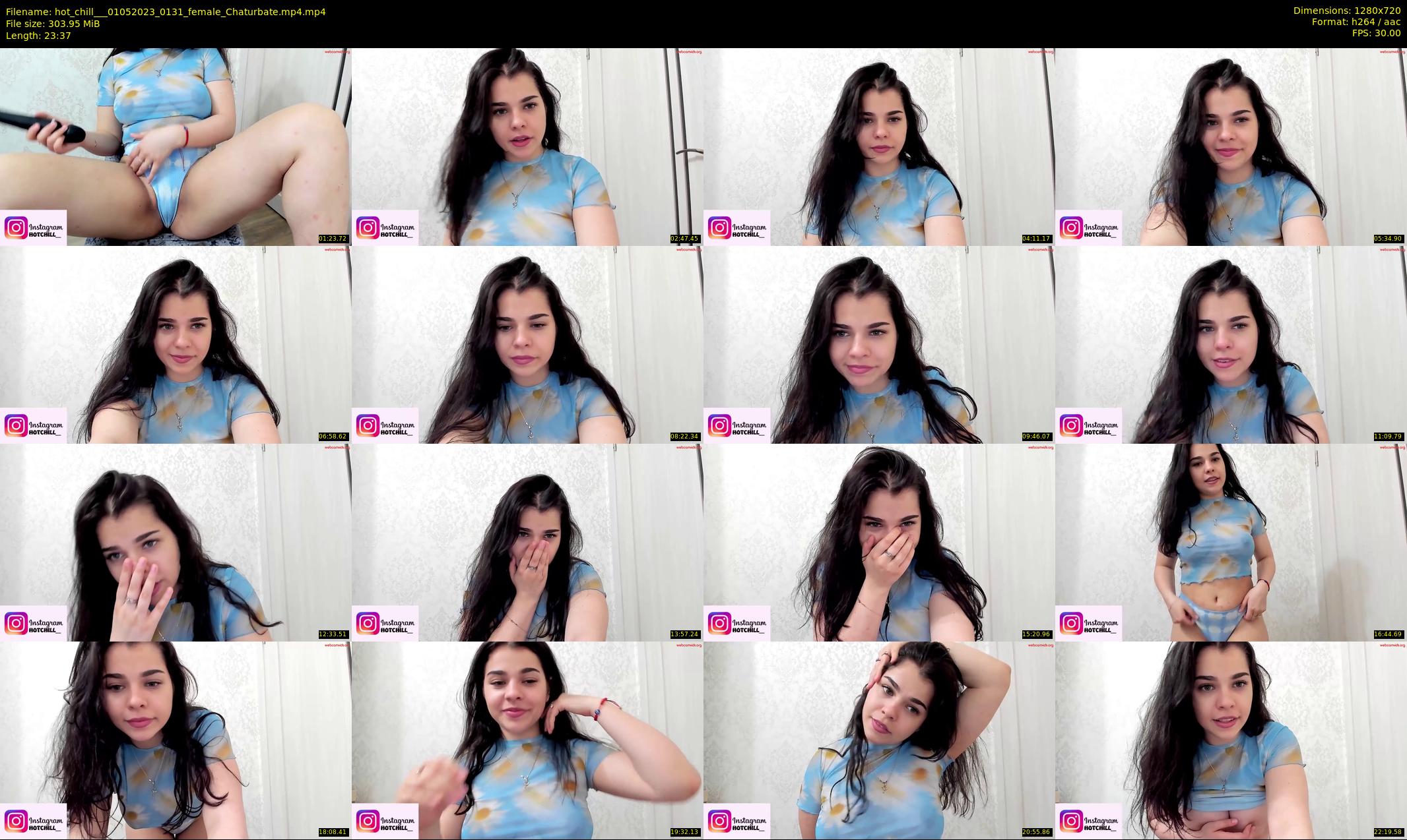 hot_chill__ — 24 minute Chaturbate female cam show recording, 720p, May 1, 2023