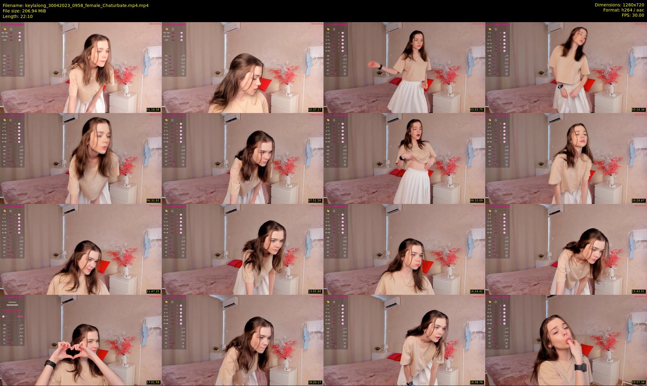keylalong — 23 minute Chaturbate female cam show recording, 720p, Apr 30, 2023