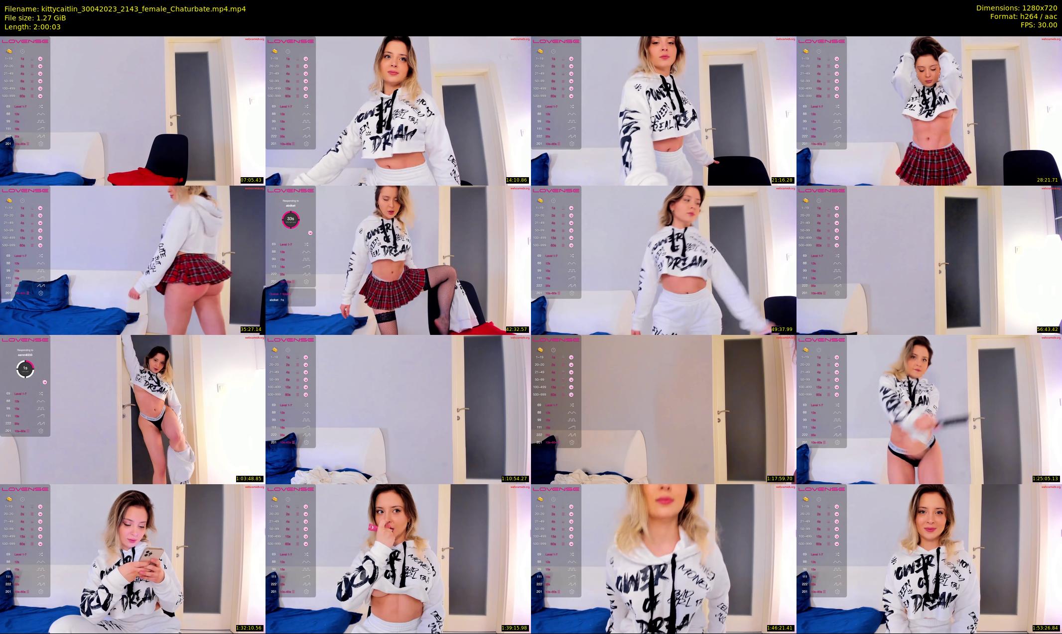 kittycaitlin — 121 minute Chaturbate female cam show recording, 720p, Apr 30, 2023