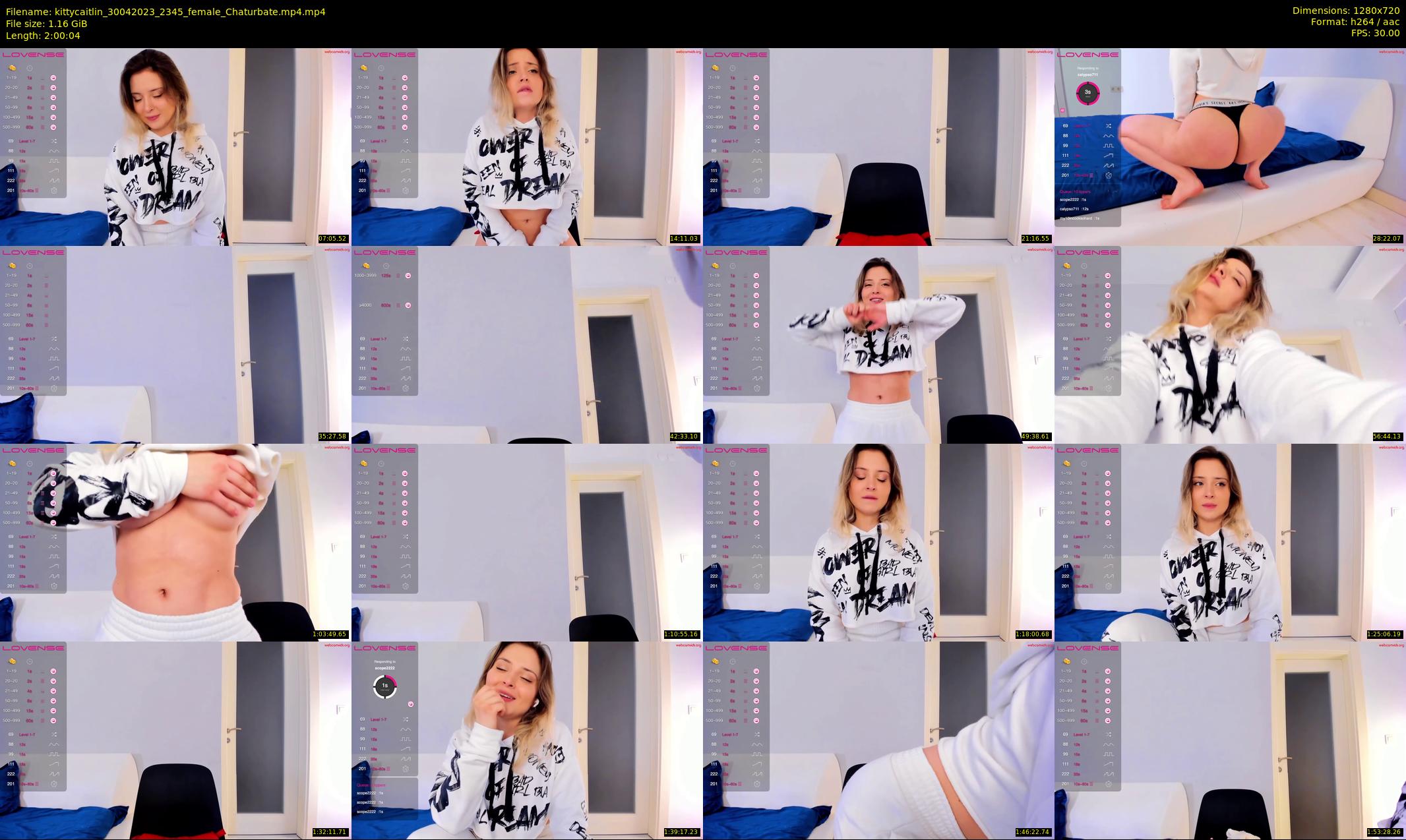 kittycaitlin — 121 minute Chaturbate female cam show recording, 720p, Apr 30, 2023