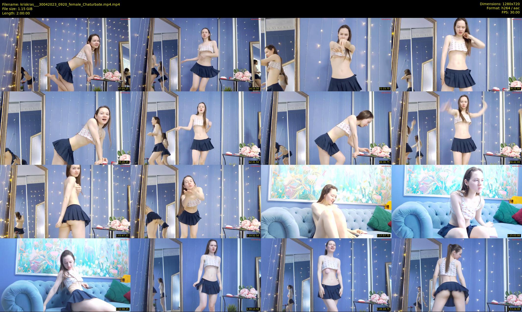 kriskras__ — 120 minute Chaturbate female cam show recording, 720p, Apr 30, 2023