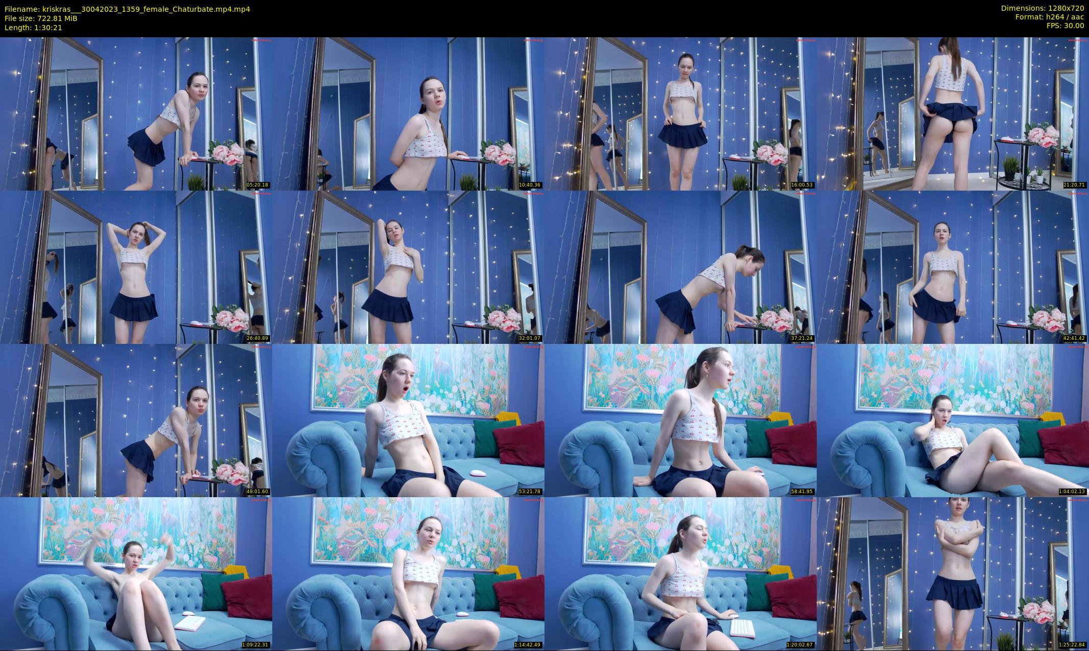 kriskras__ — 91 minute Chaturbate female cam show recording, 720p, Apr 30, 2023
