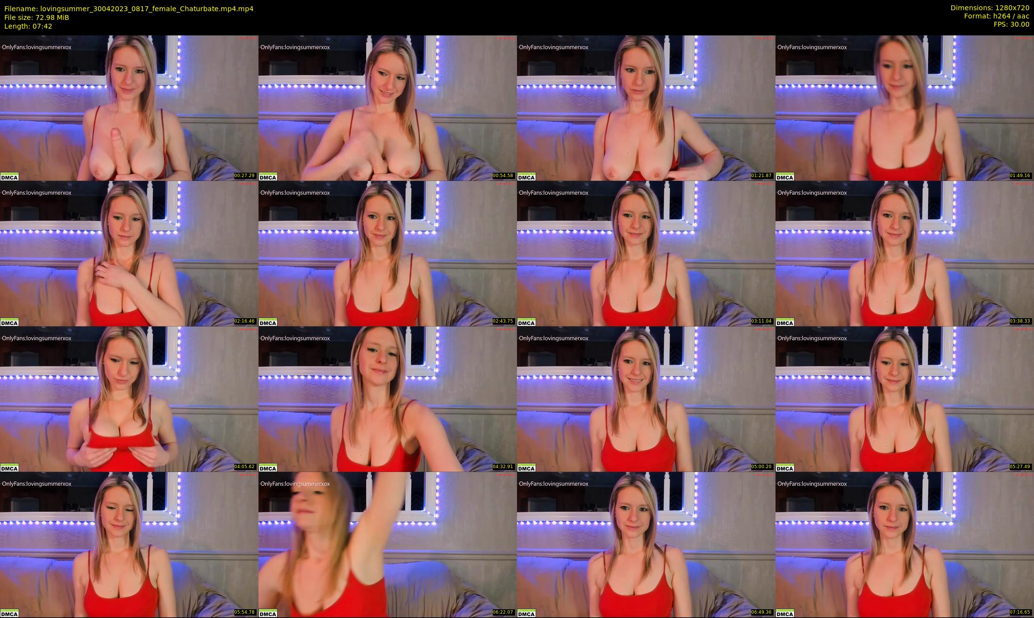 lovingsummer — 8 minute Chaturbate female cam show recording, 720p, Apr 30, 2023
