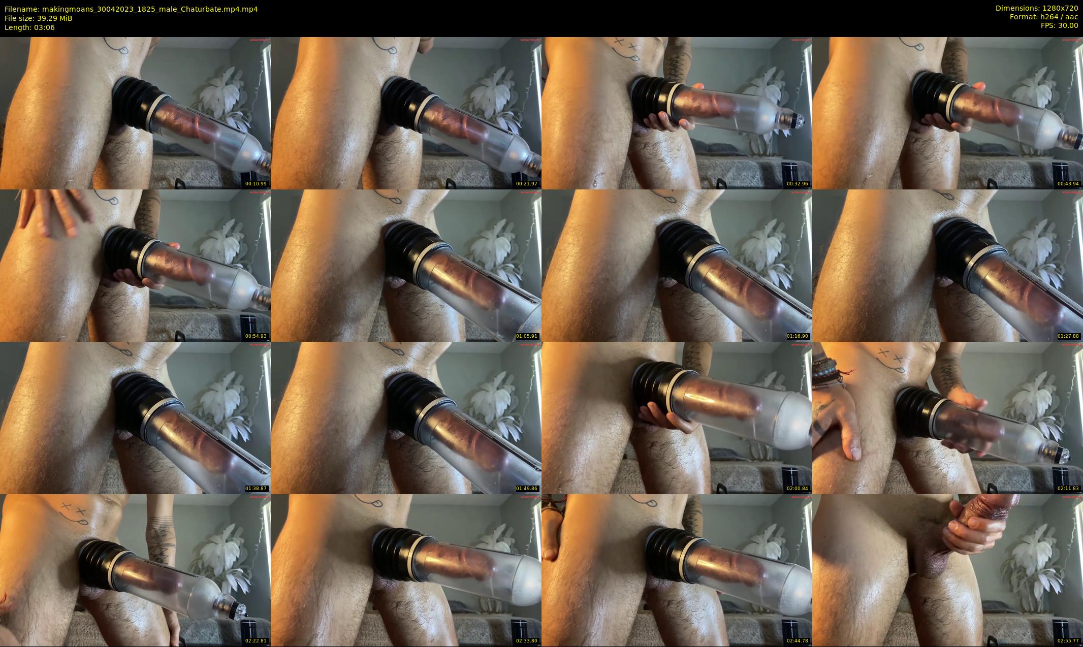 makingmoans — 4 minute Chaturbate male cam show recording, 720p, Apr 30, 2023