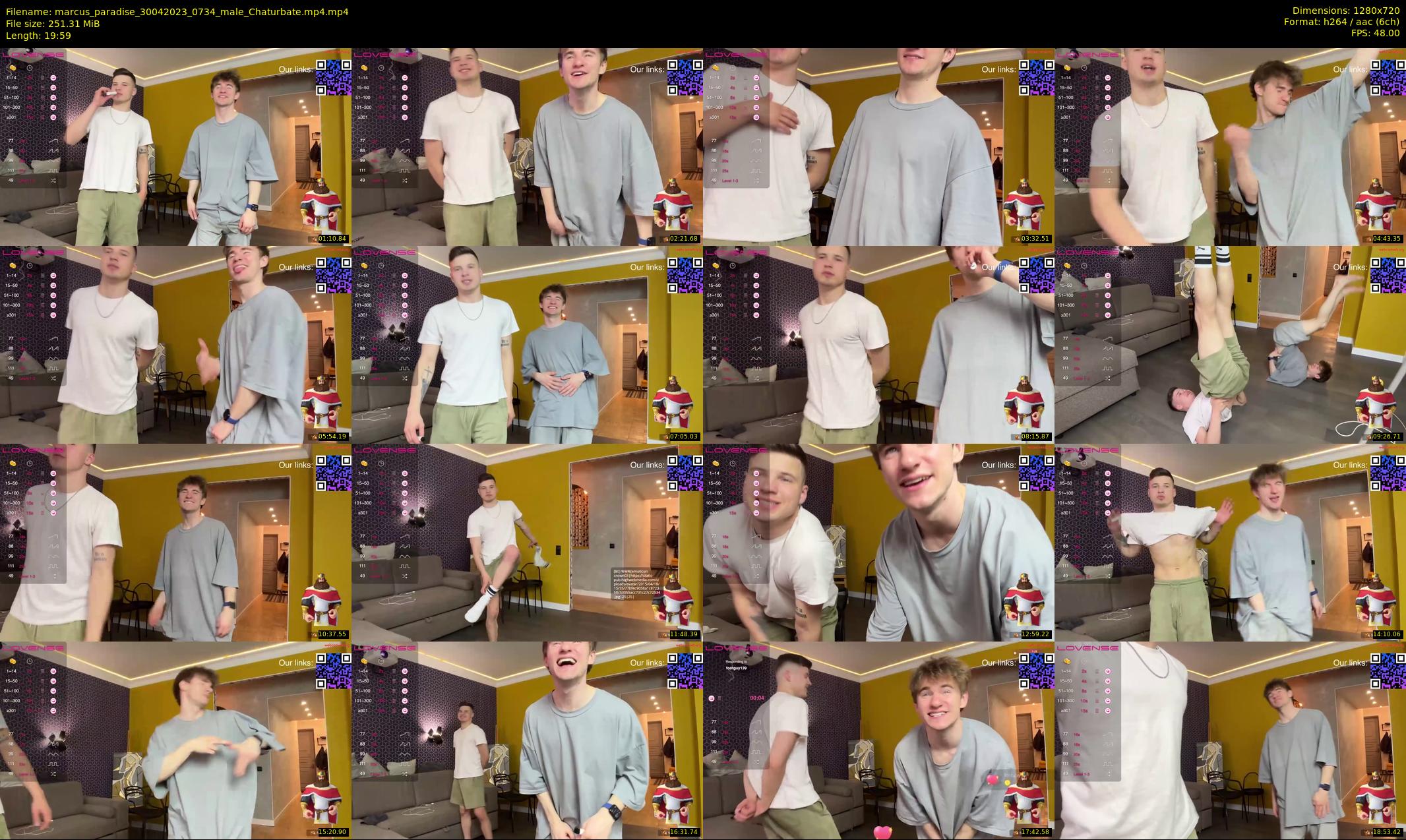marcus_paradise — 20 minute Chaturbate male cam show recording, 720p, Apr 30, 2023