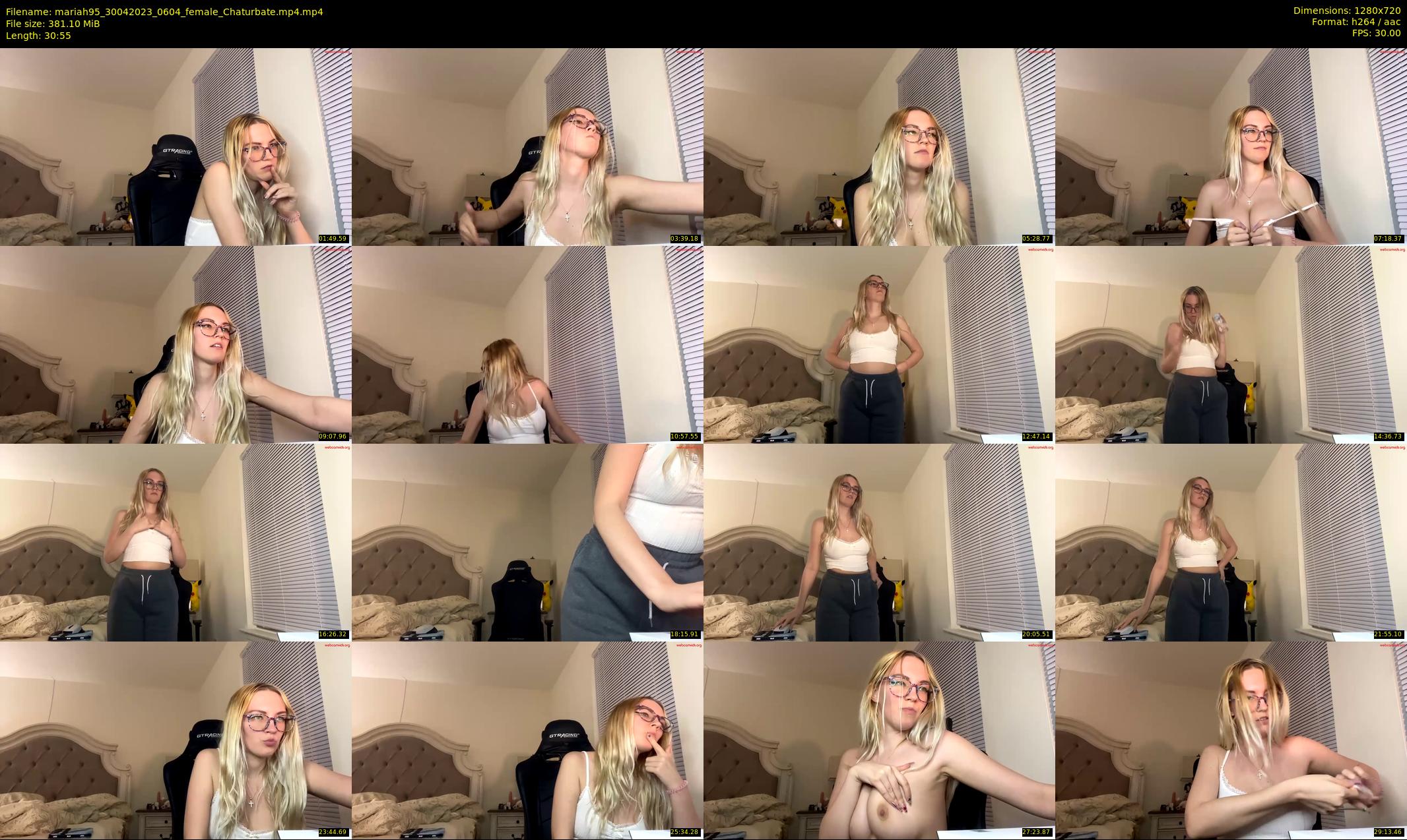 mariah95 — 31 minute Chaturbate female cam show recording, 720p, Apr 30, 2023