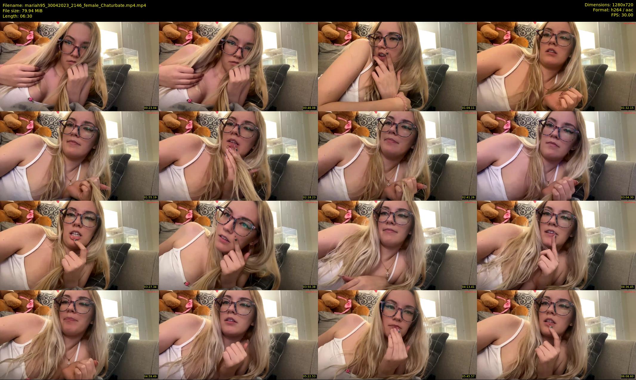 mariah95 — 7 minute Chaturbate female cam show recording, 720p, Apr 30, 2023
