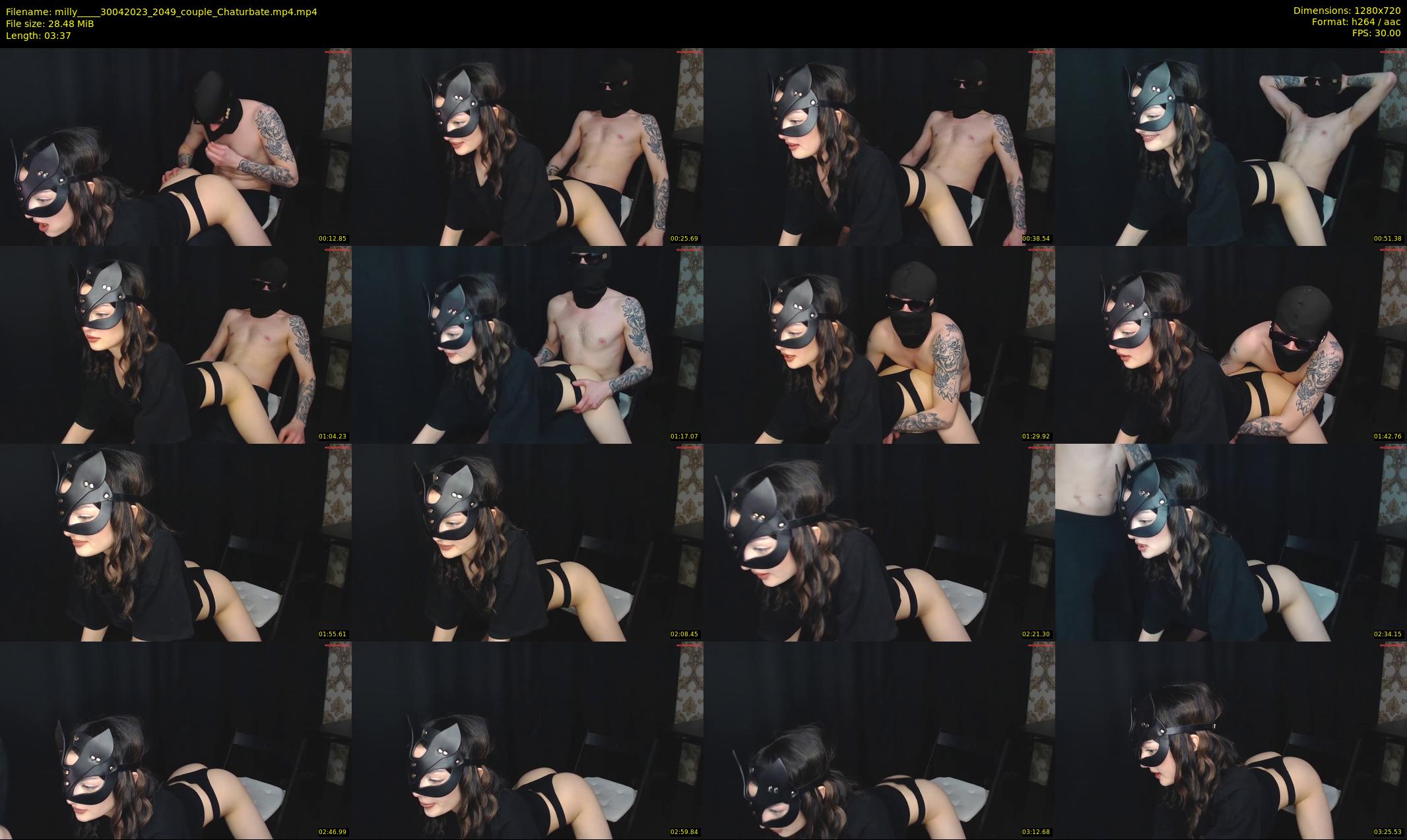 milly____ — 4 minute Chaturbate couple cam show recording, 720p, Apr 30, 2023