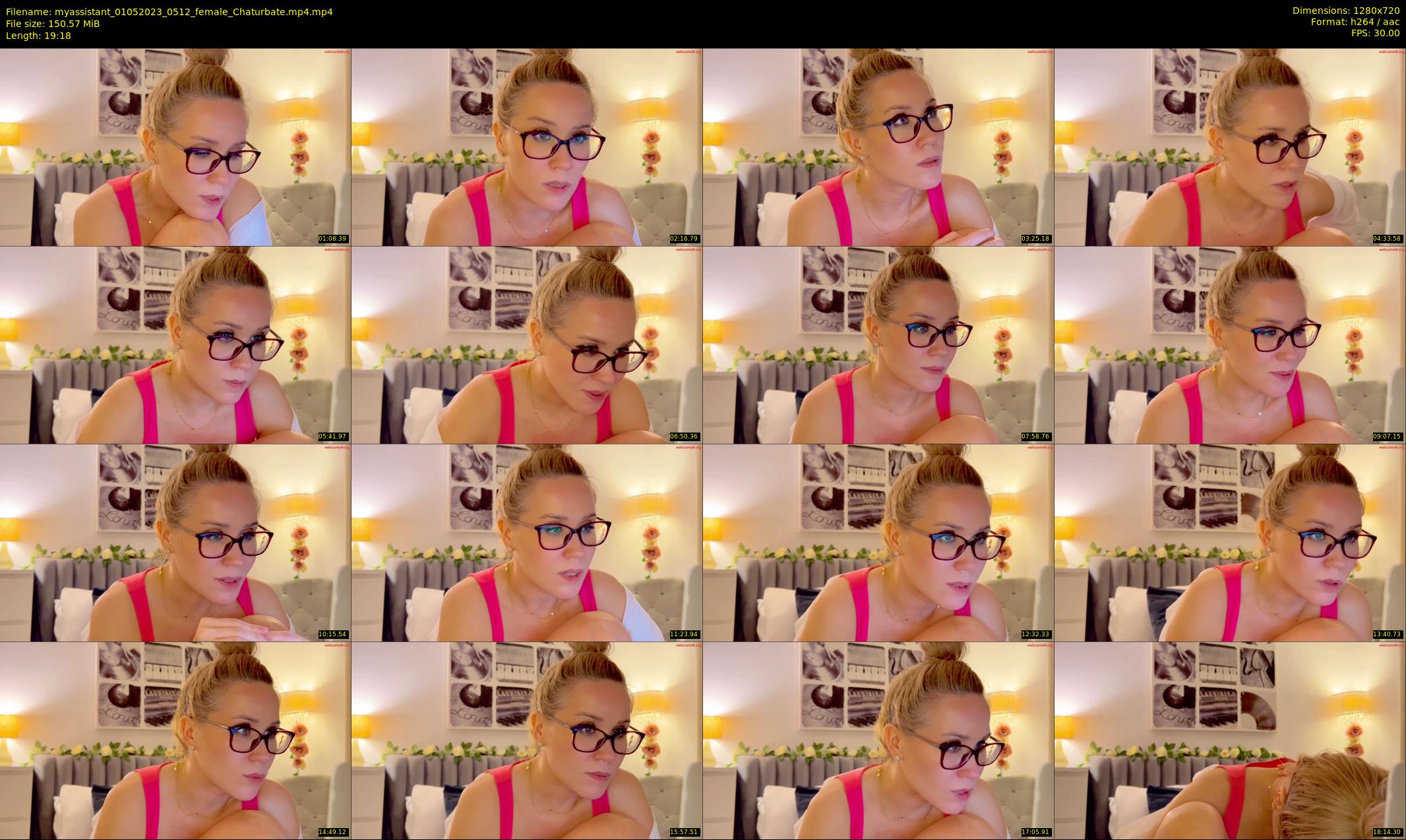myassistant — 20 minute Chaturbate female cam show recording, 720p, May 1, 2023