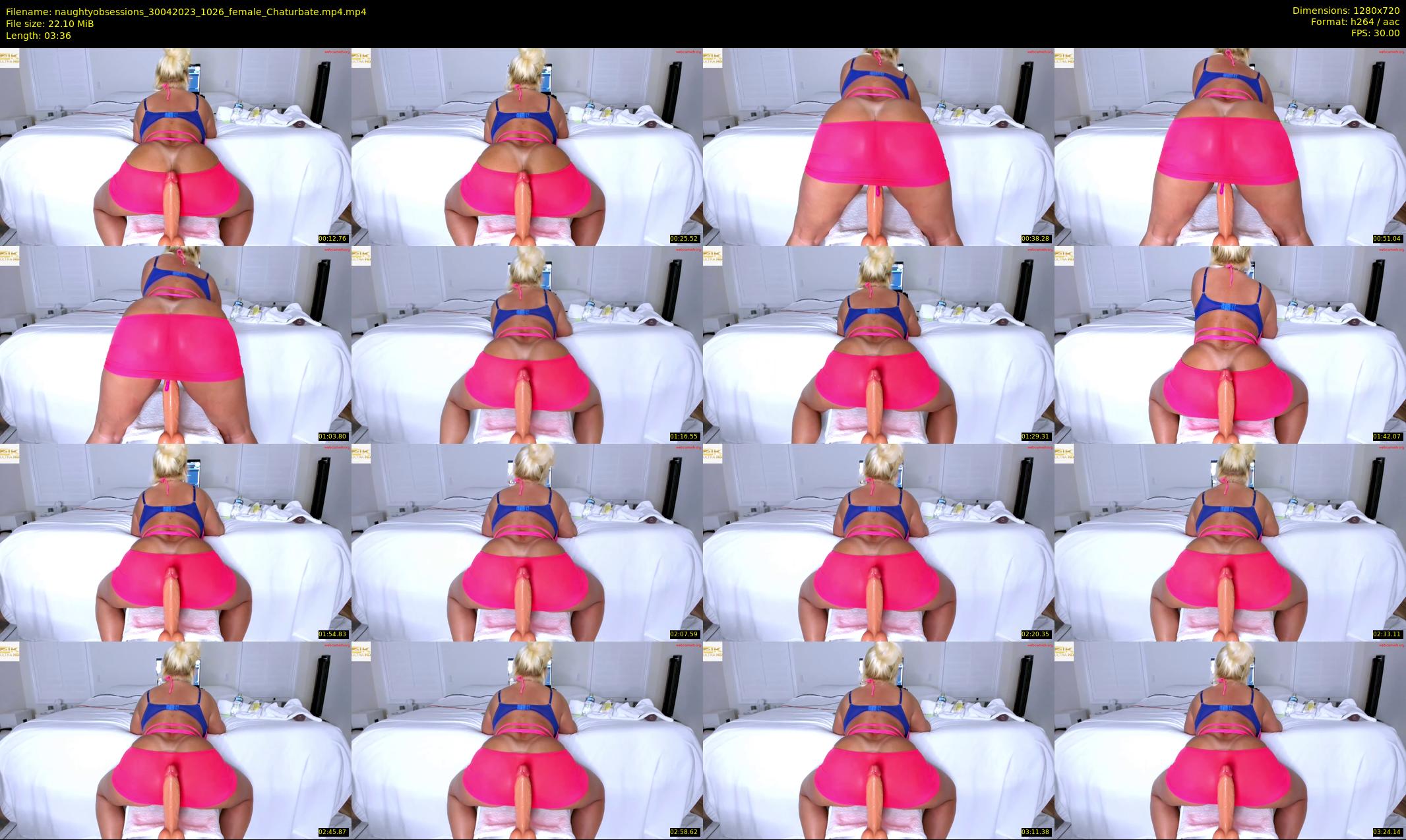 naughtyobsessions — 4 minute Chaturbate female cam show recording, 720p, Apr 30, 2023