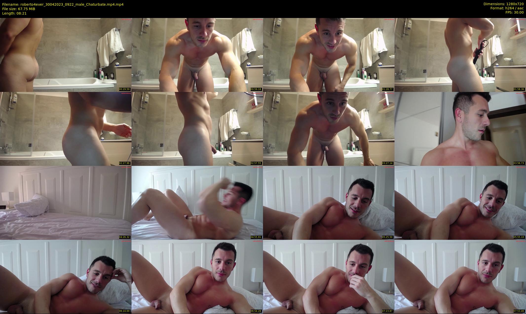 roberto4ever — 9 minute Chaturbate male cam show recording, 720p, Apr 30, 2023