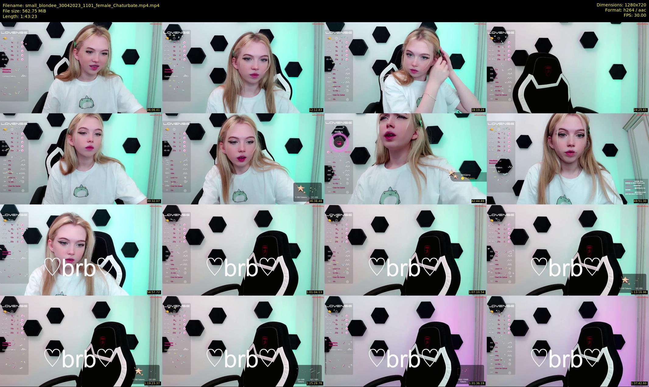 small_blondee — 104 minute Chaturbate female cam show recording, 720p, Apr 30, 2023