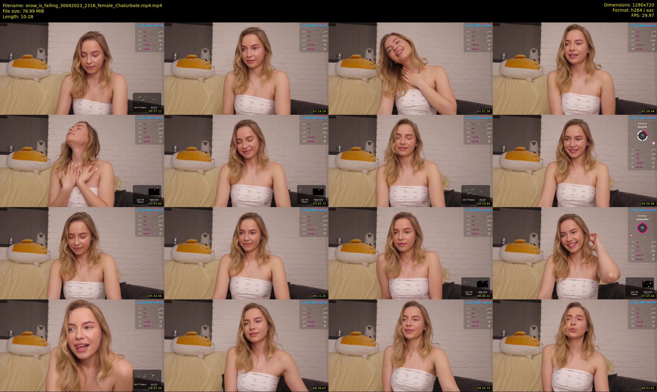 snow_is_falling — 11 minute Chaturbate female cam show recording, 720p, Apr 30, 2023