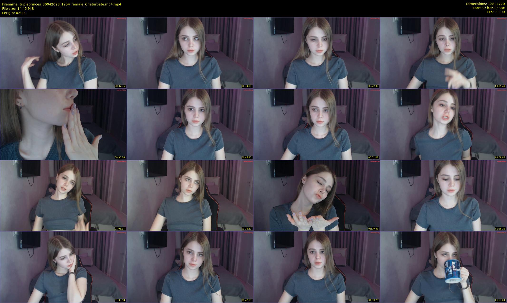 tripleprinces — 3 minute Chaturbate female cam show recording, 720p, Apr 30, 2023