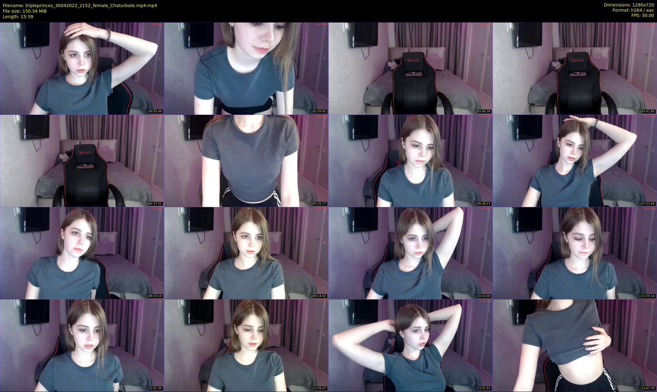 tripleprinces — 16 minute Chaturbate female cam show recording, 720p, Apr 30, 2023
