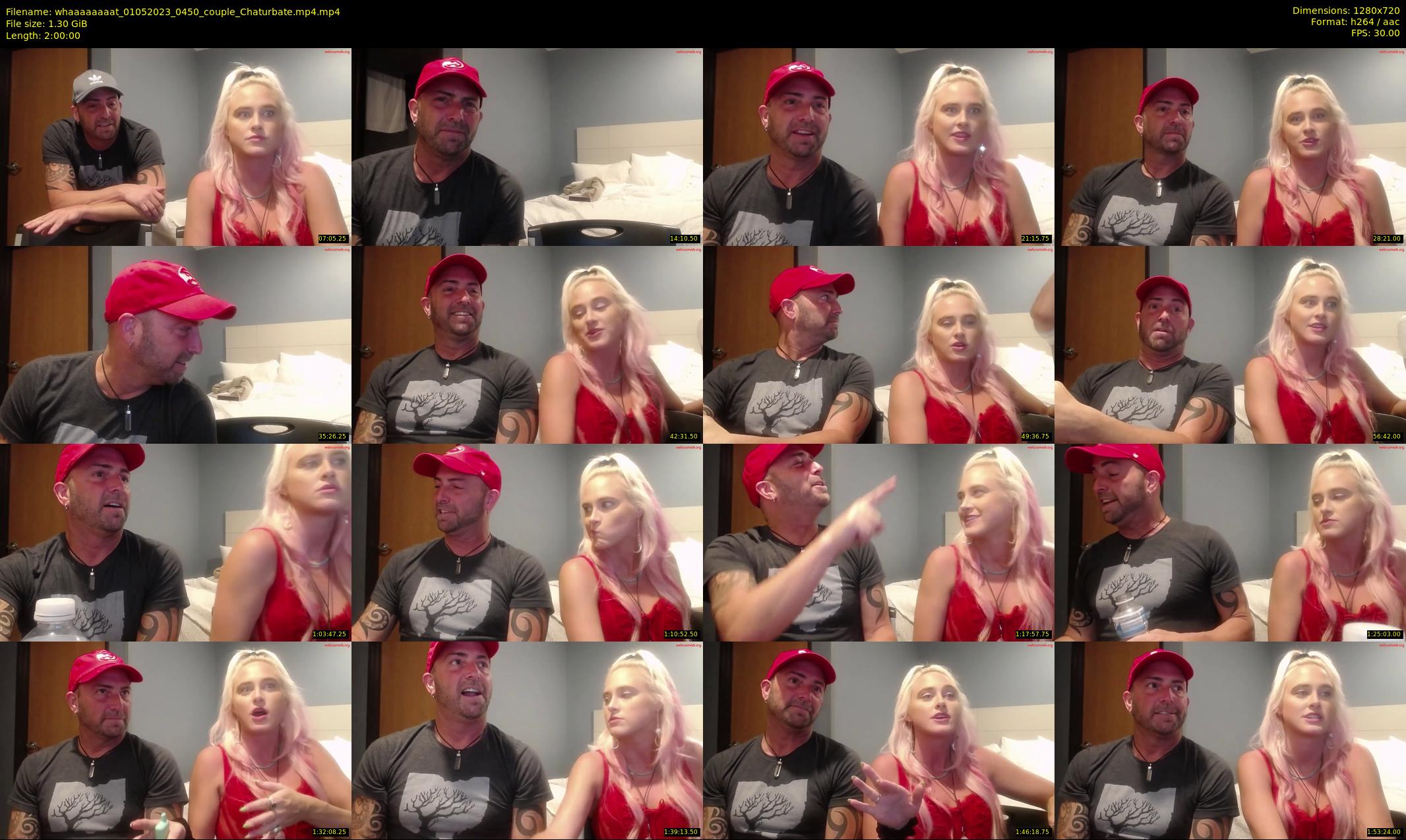 whaaaaaaaat — 120 minute Chaturbate couple cam show recording, 720p, May 1, 2023