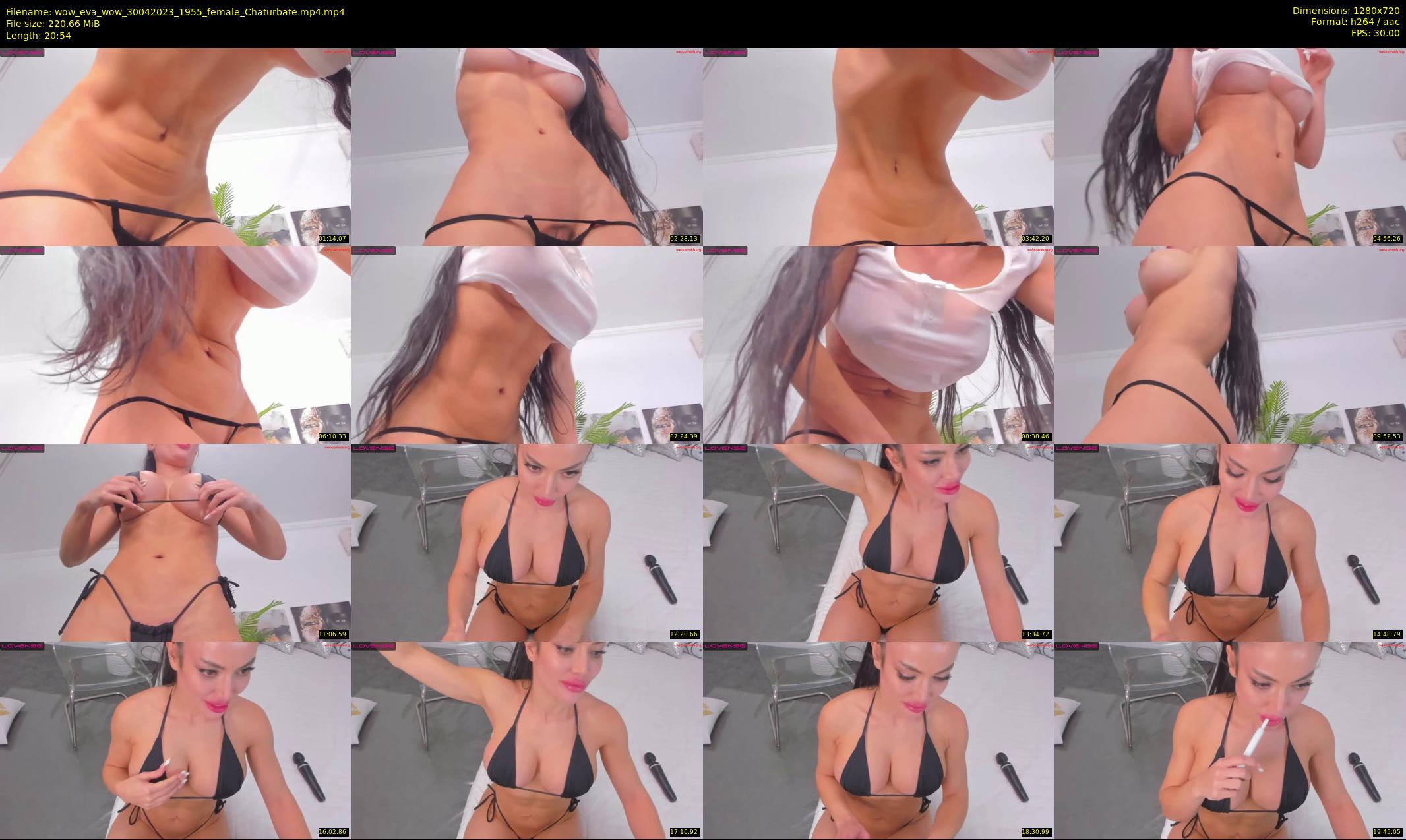 wow_eva_wow — 21 minute Chaturbate female cam show recording, 720p, Apr 30, 2023