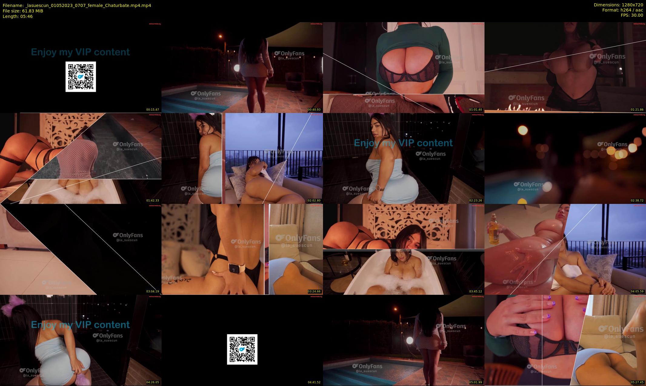 _lasuescun — 6 minute Chaturbate female cam show recording, 720p, May 1, 2023