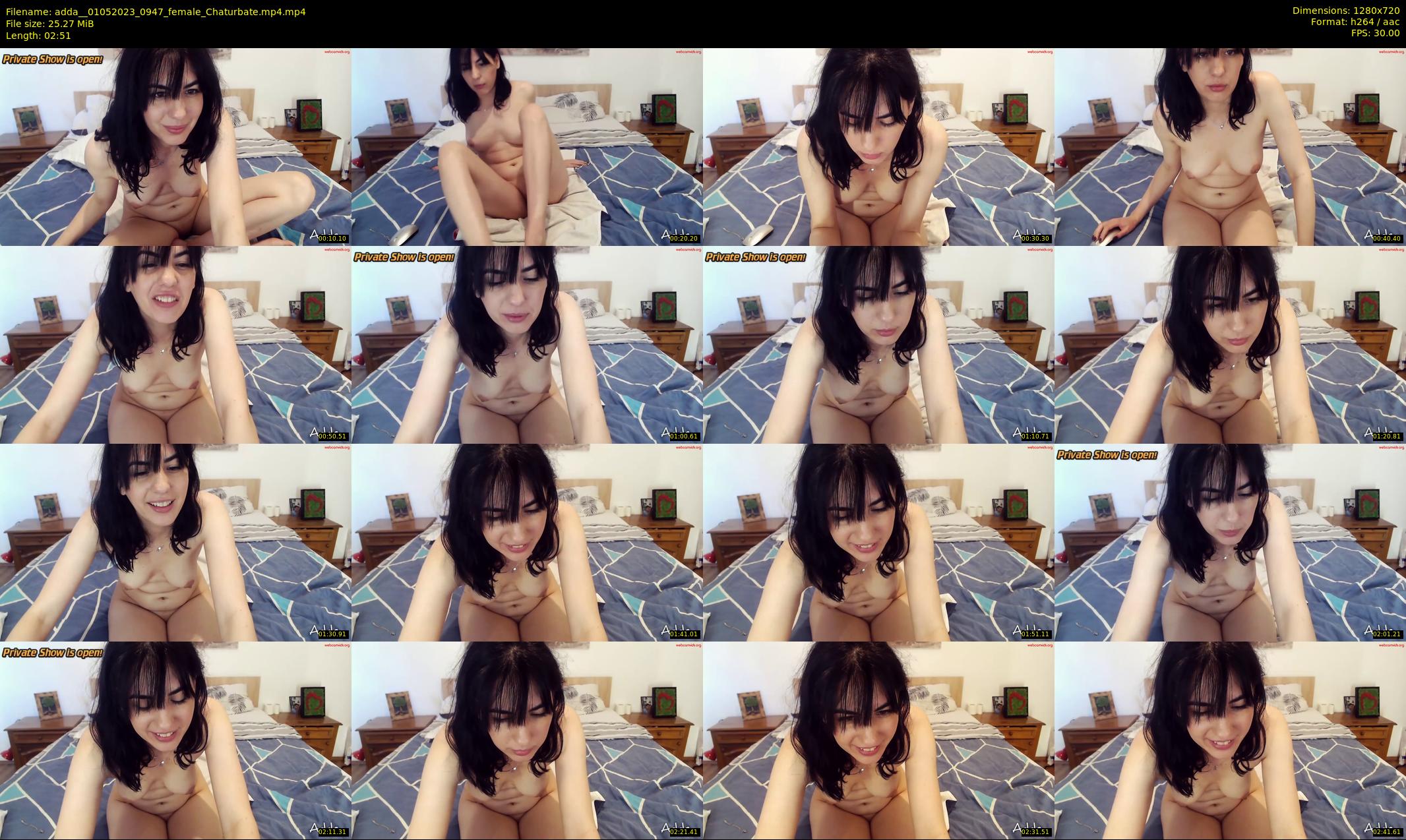 adda_ — 3 minute Chaturbate female cam show recording, 720p, May 1, 2023