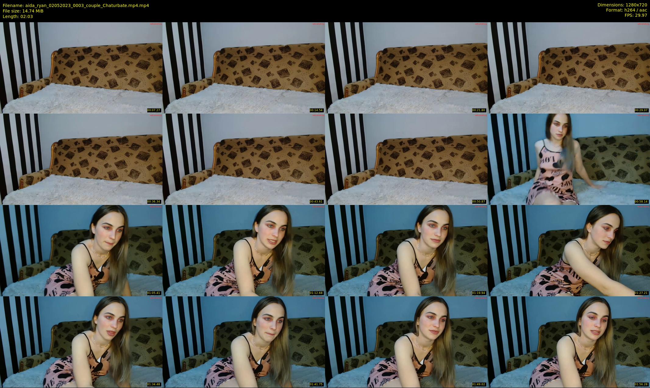 aida_ryan — 3 minute Chaturbate couple cam show recording, 720p, May 2, 2023