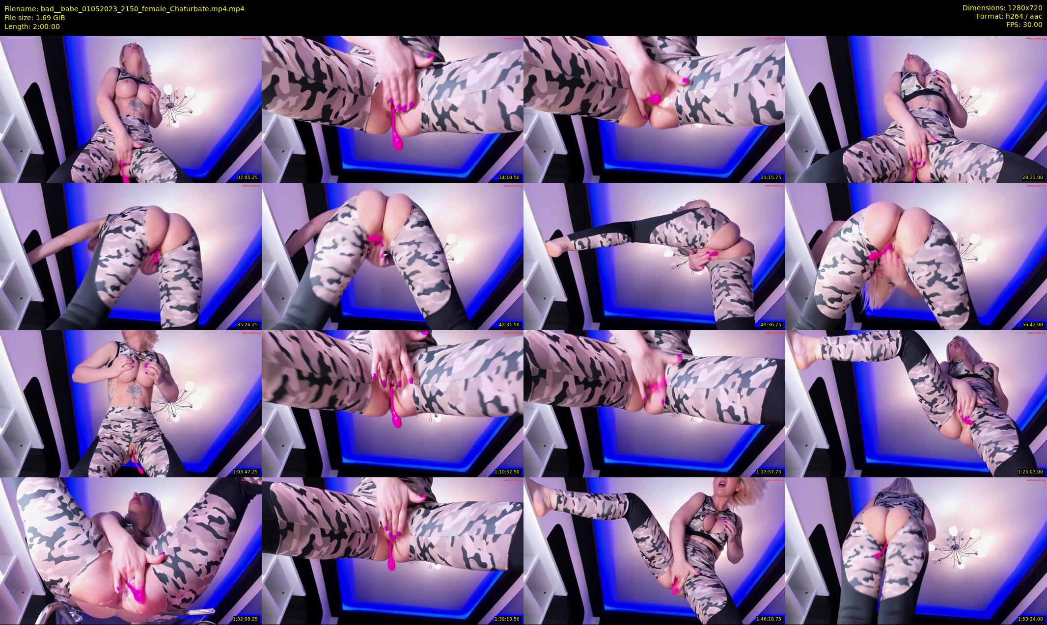 bad__babe — 120 minute Chaturbate female cam show recording, 720p, May 1, 2023