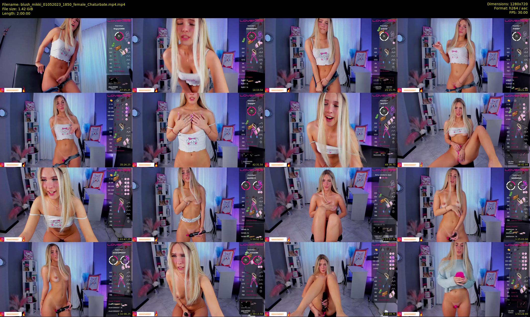 blush_mikki — 120 minute Chaturbate female cam show recording, 720p, May 1, 2023