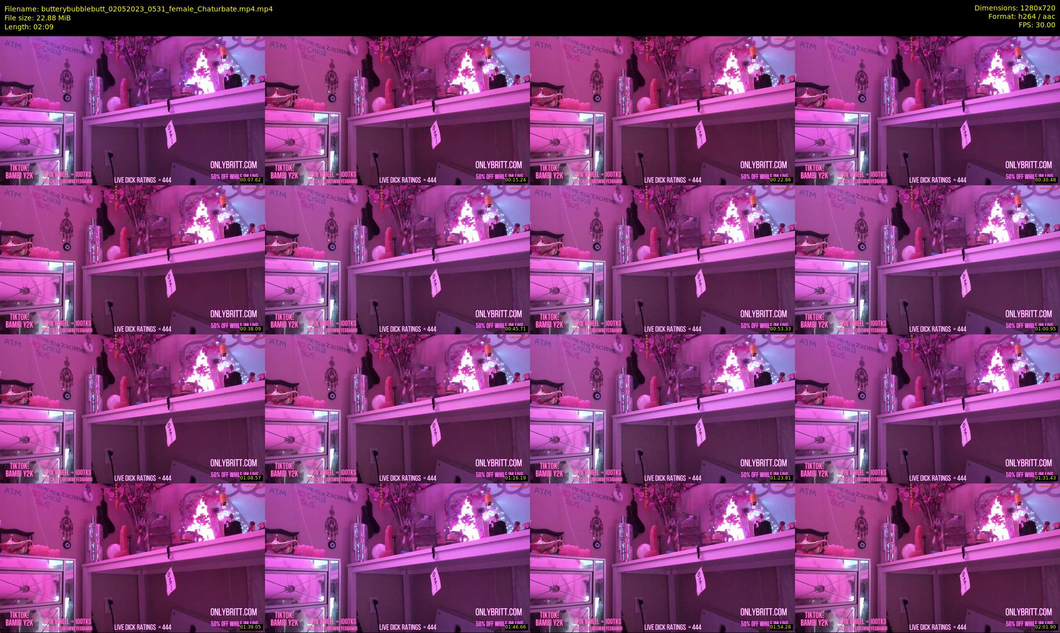 butterybubblebutt — 3 minute Chaturbate couple cam show recording, 720p, May 2, 2023