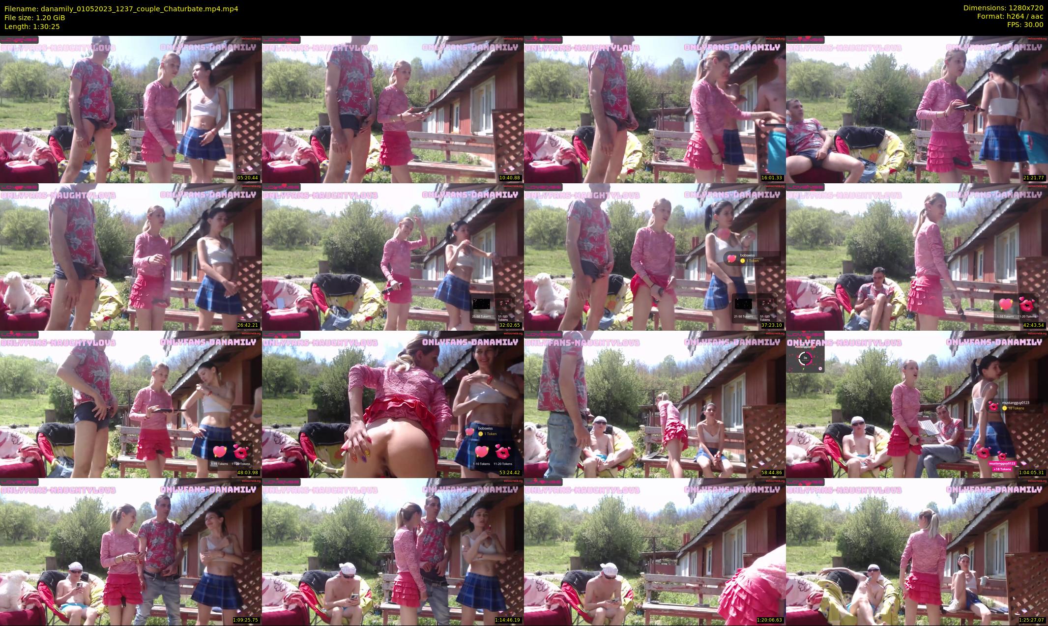 danamily — 91 minute Chaturbate female cam show recording, 720p, May 1, 2023