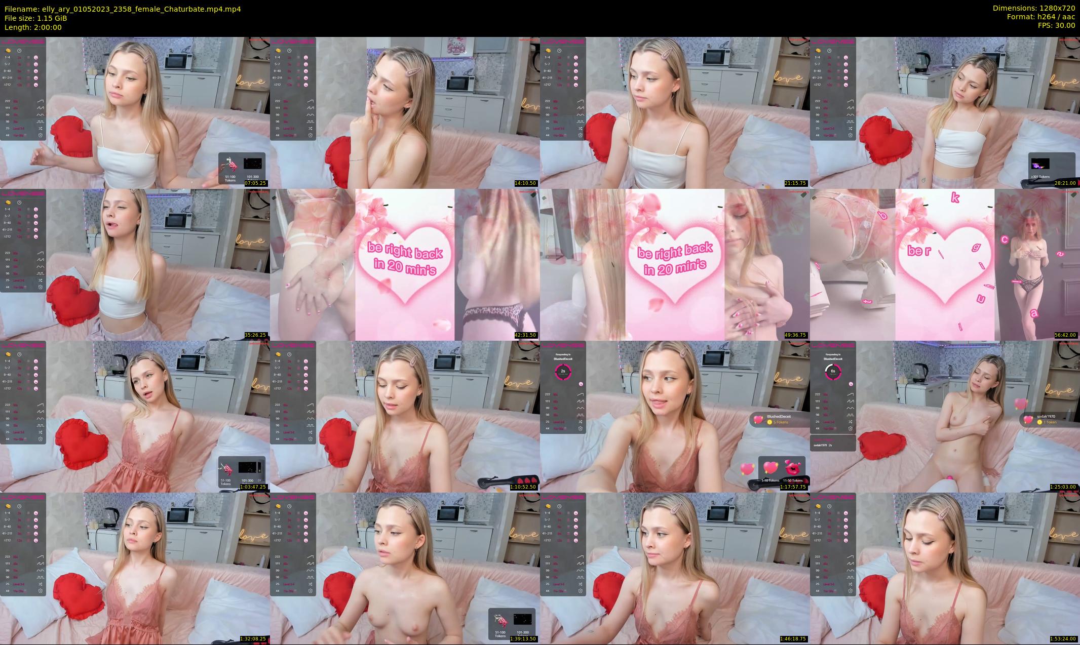 elly_ary — 120 minute Chaturbate female cam show recording, 720p, May 1, 2023