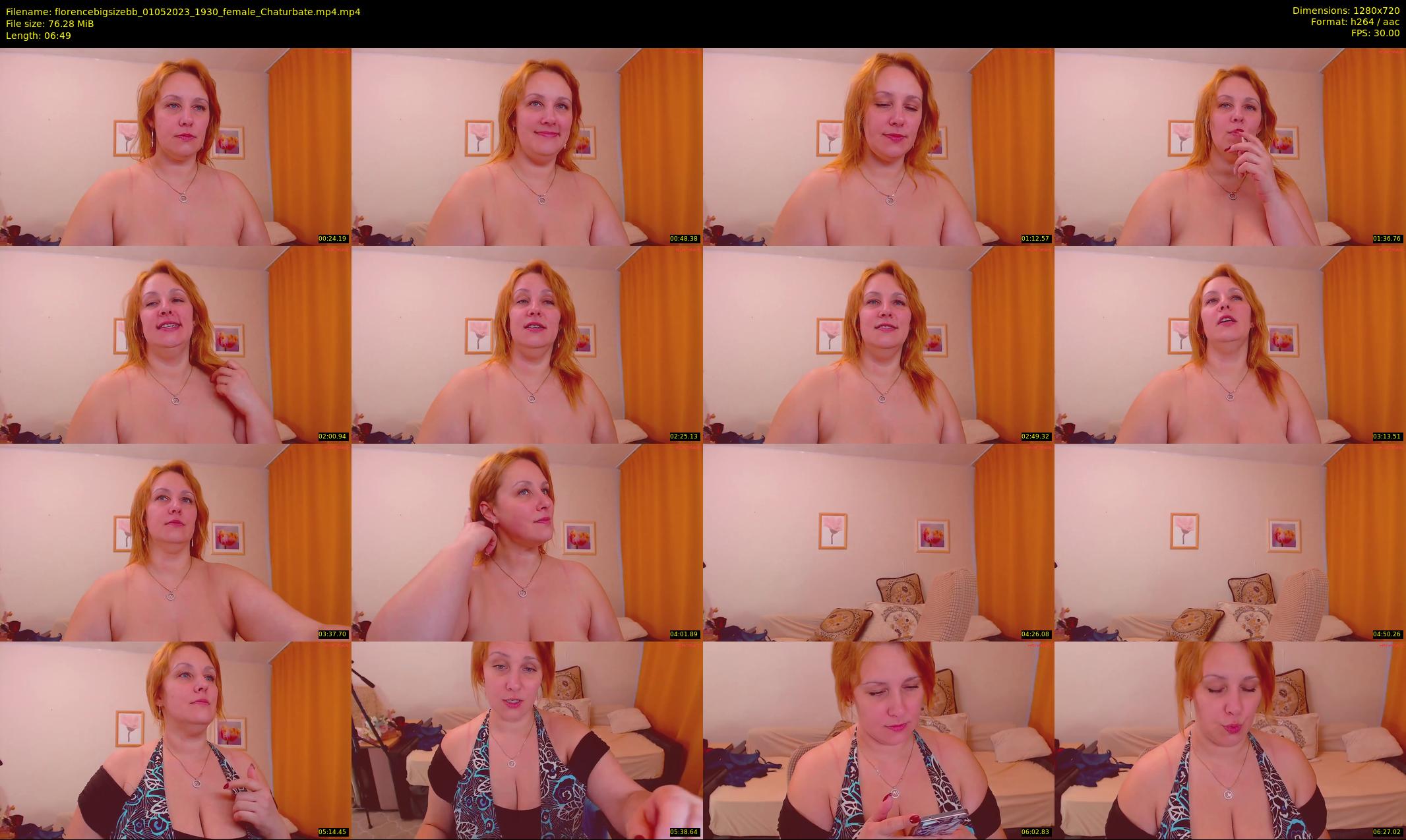 florencebigsizebb — 7 minute Chaturbate female cam show recording, 720p, May 1, 2023