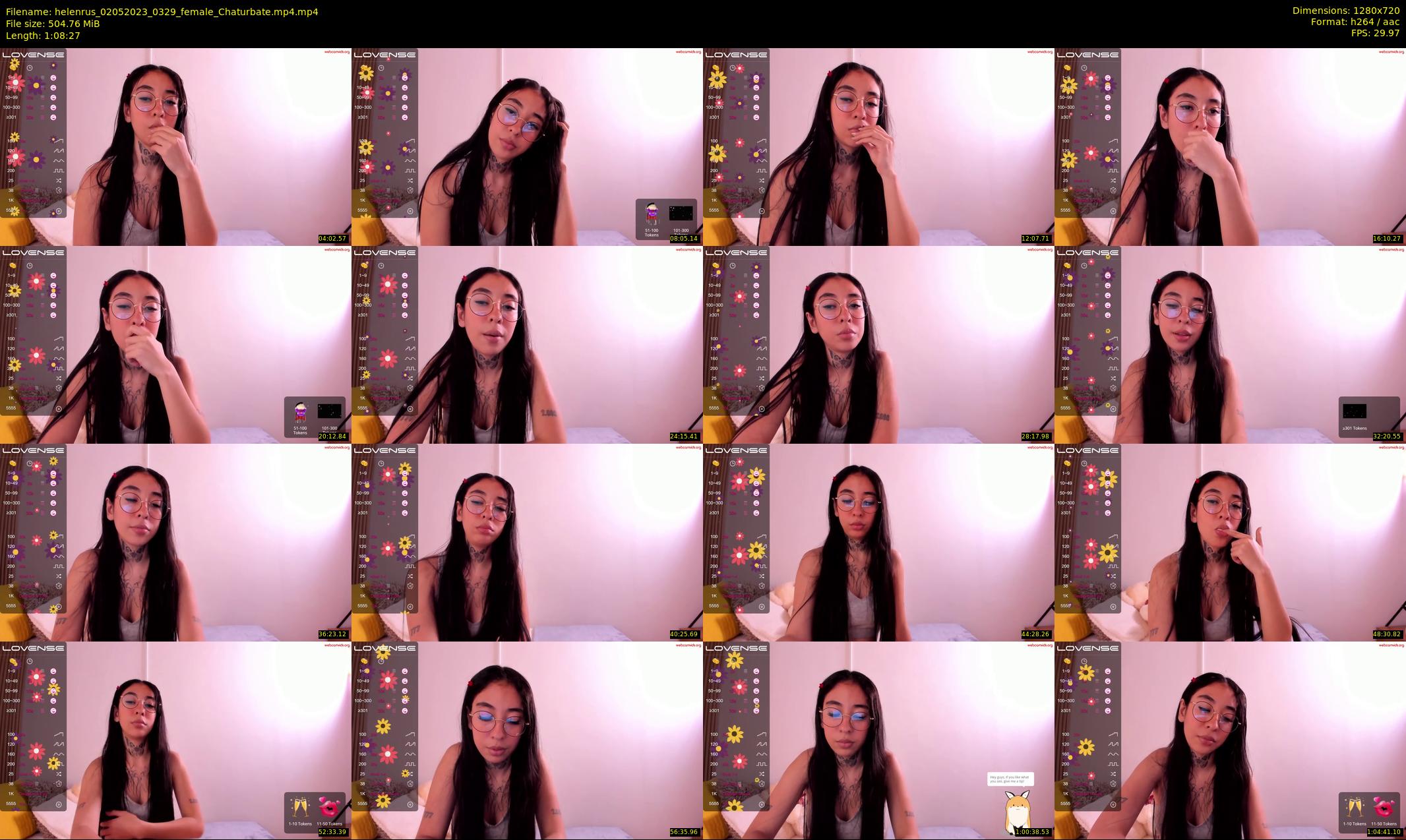 helenrus — 69 minute Chaturbate female cam show recording, 720p, May 2, 2023