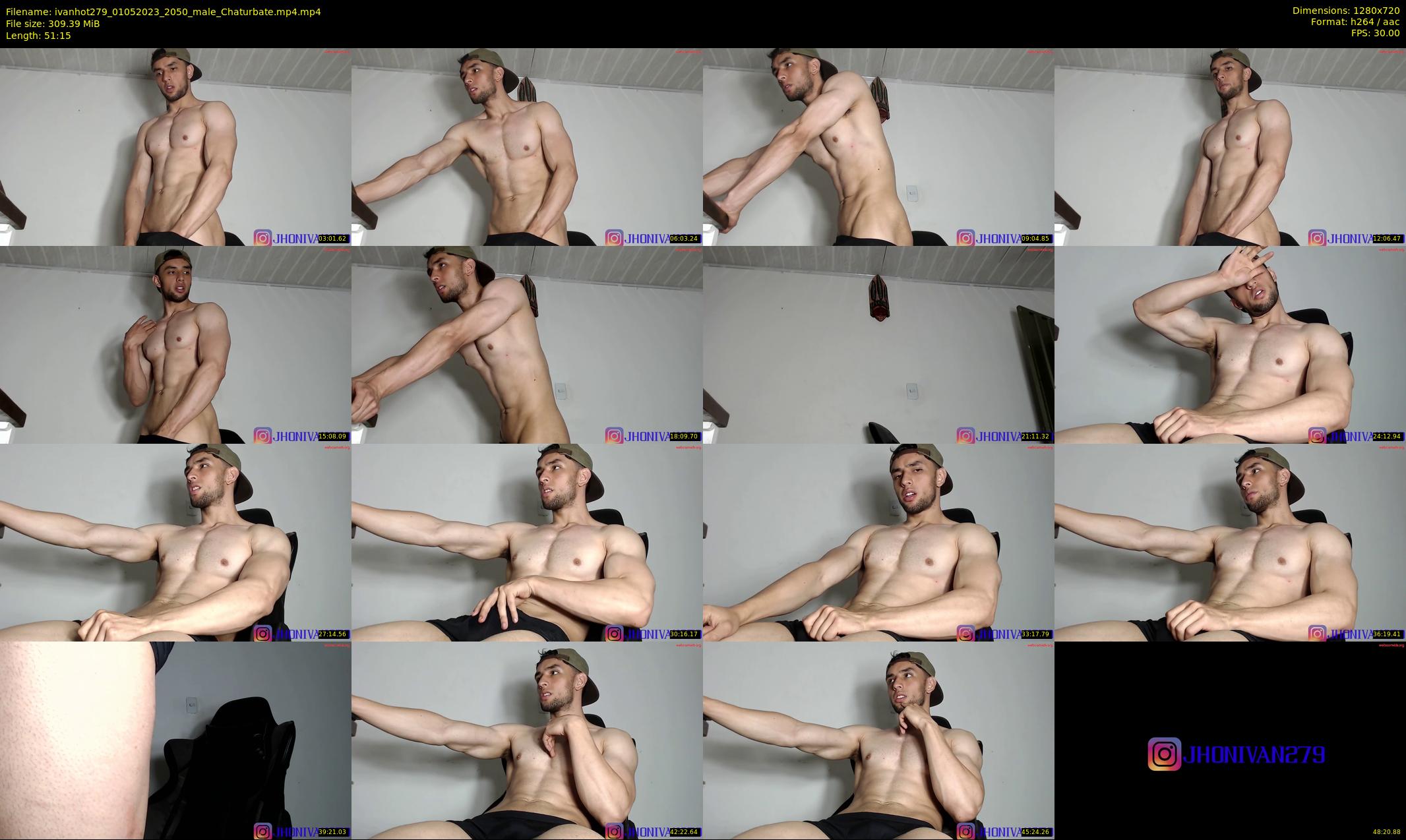 ivanhot279 — 52 minute Chaturbate male cam show recording, 720p, May 1, 2023