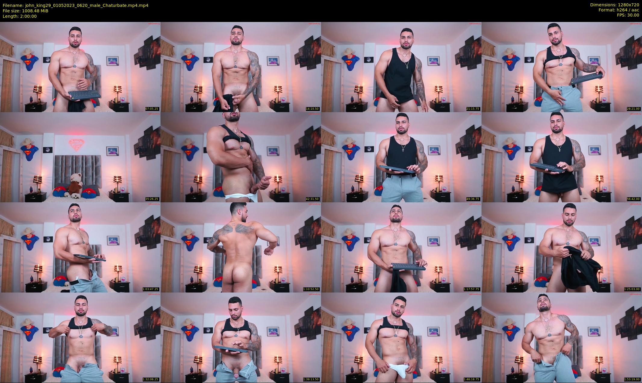 john_king29 — 120 minute Chaturbate male cam show recording, 720p, May 1, 2023