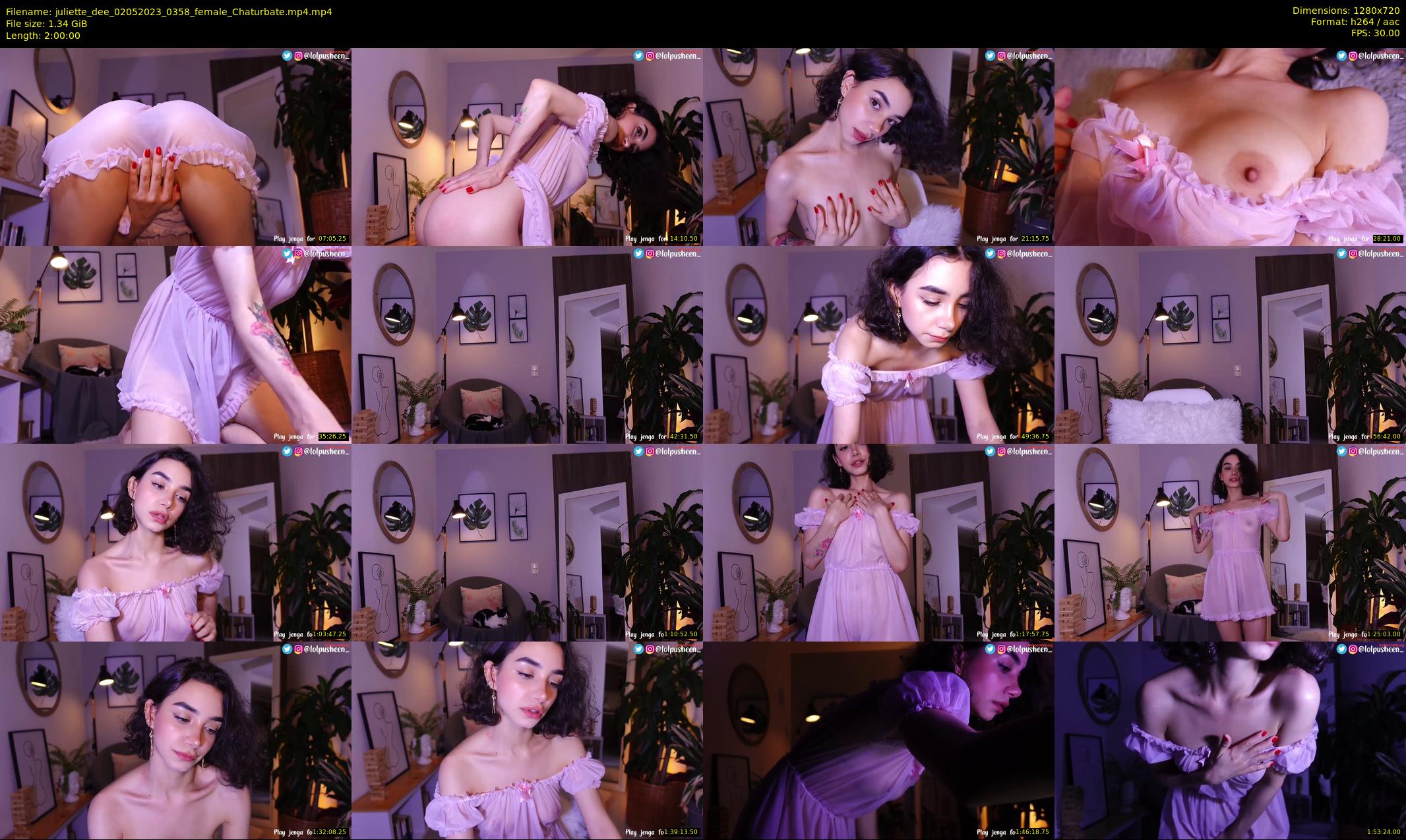 juliette_dee — 120 minute Chaturbate female cam show recording, 720p, May 2, 2023