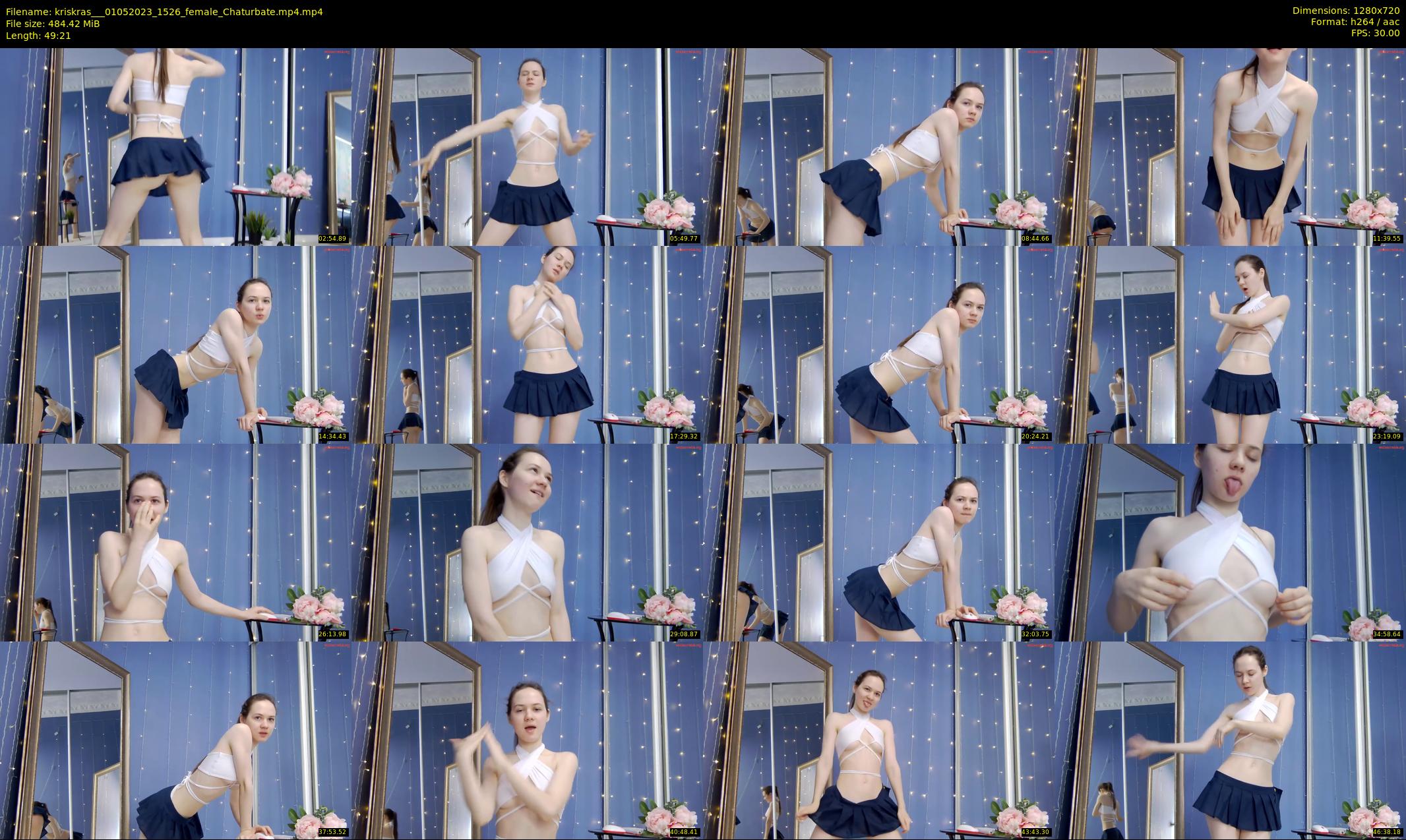 kriskras__ — 50 minute Chaturbate female cam show recording, 720p, May 1, 2023