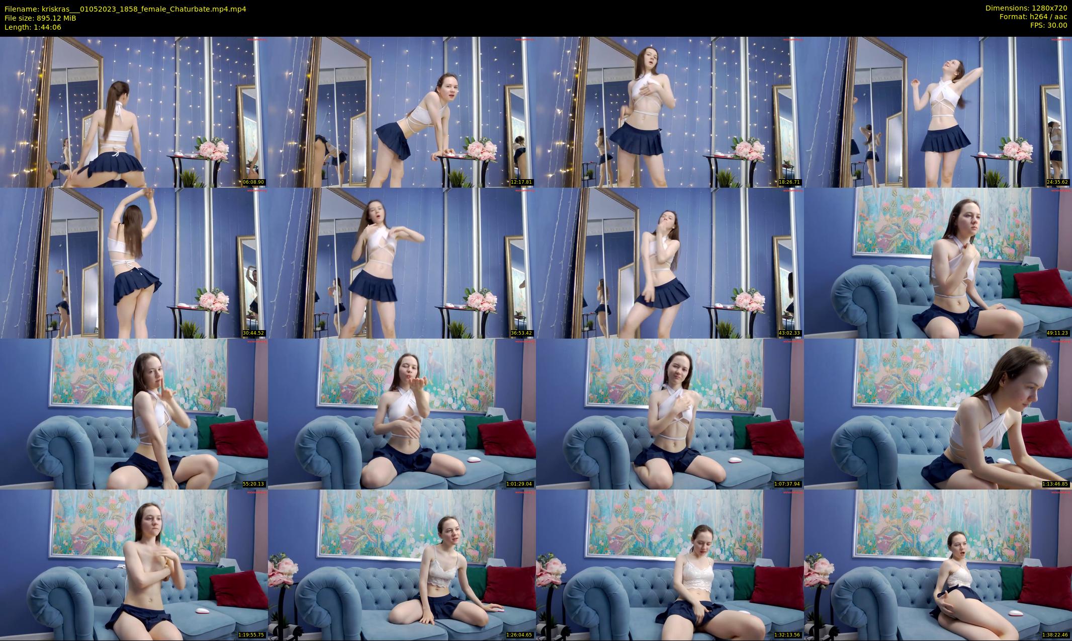 kriskras__ — 105 minute Chaturbate female cam show recording, 720p, May 1, 2023