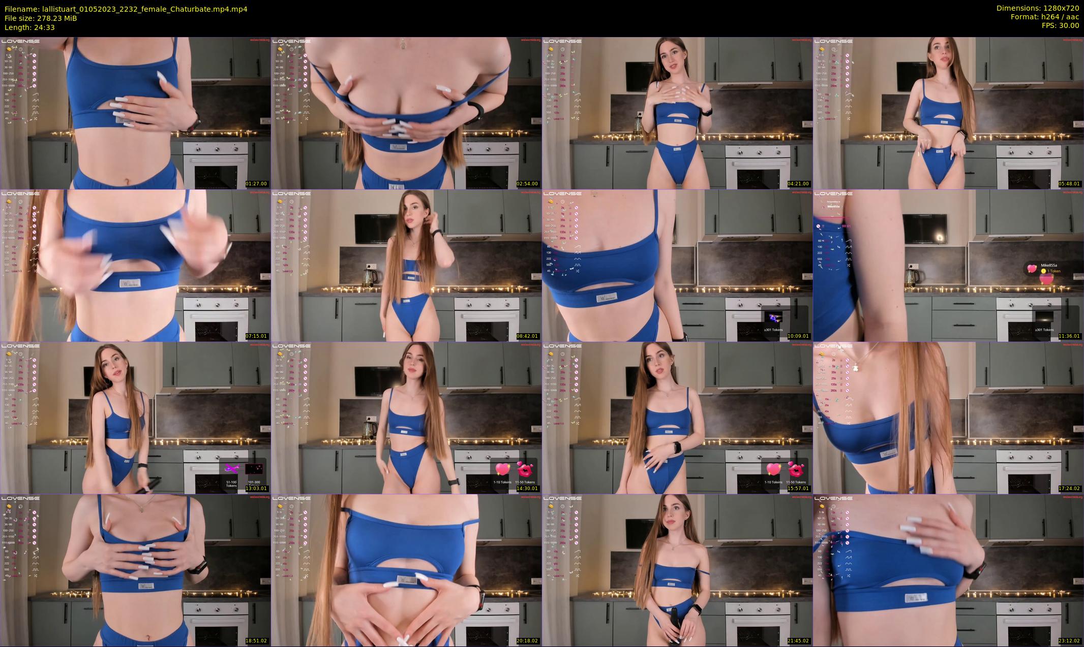 lallistuart — 25 minute Chaturbate female cam show recording, 720p, May 1, 2023