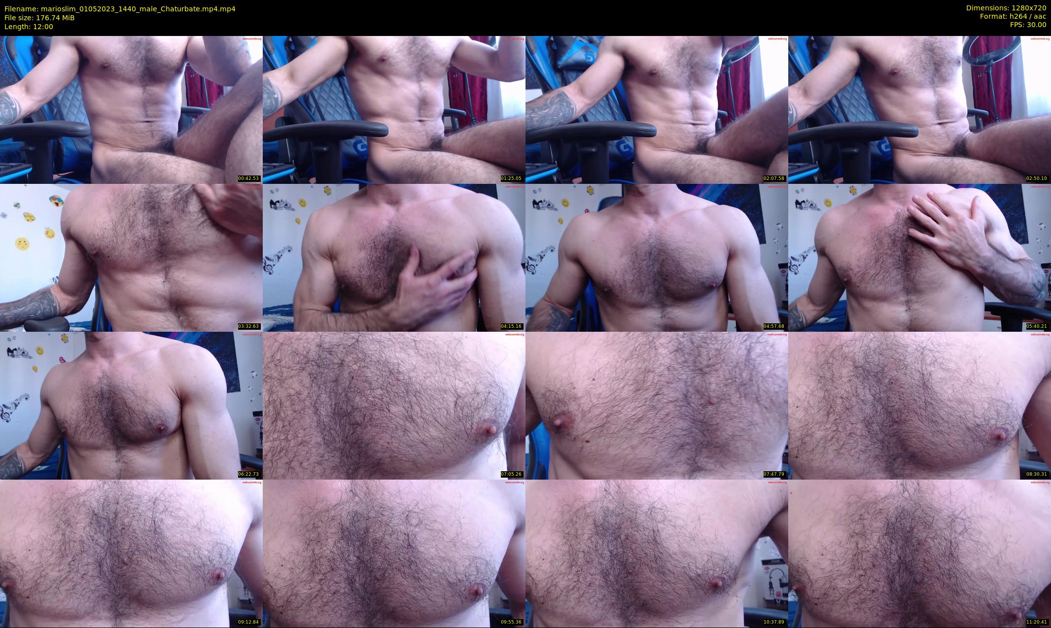 marioslim — 12 minute Chaturbate male cam show recording, 720p, May 1, 2023