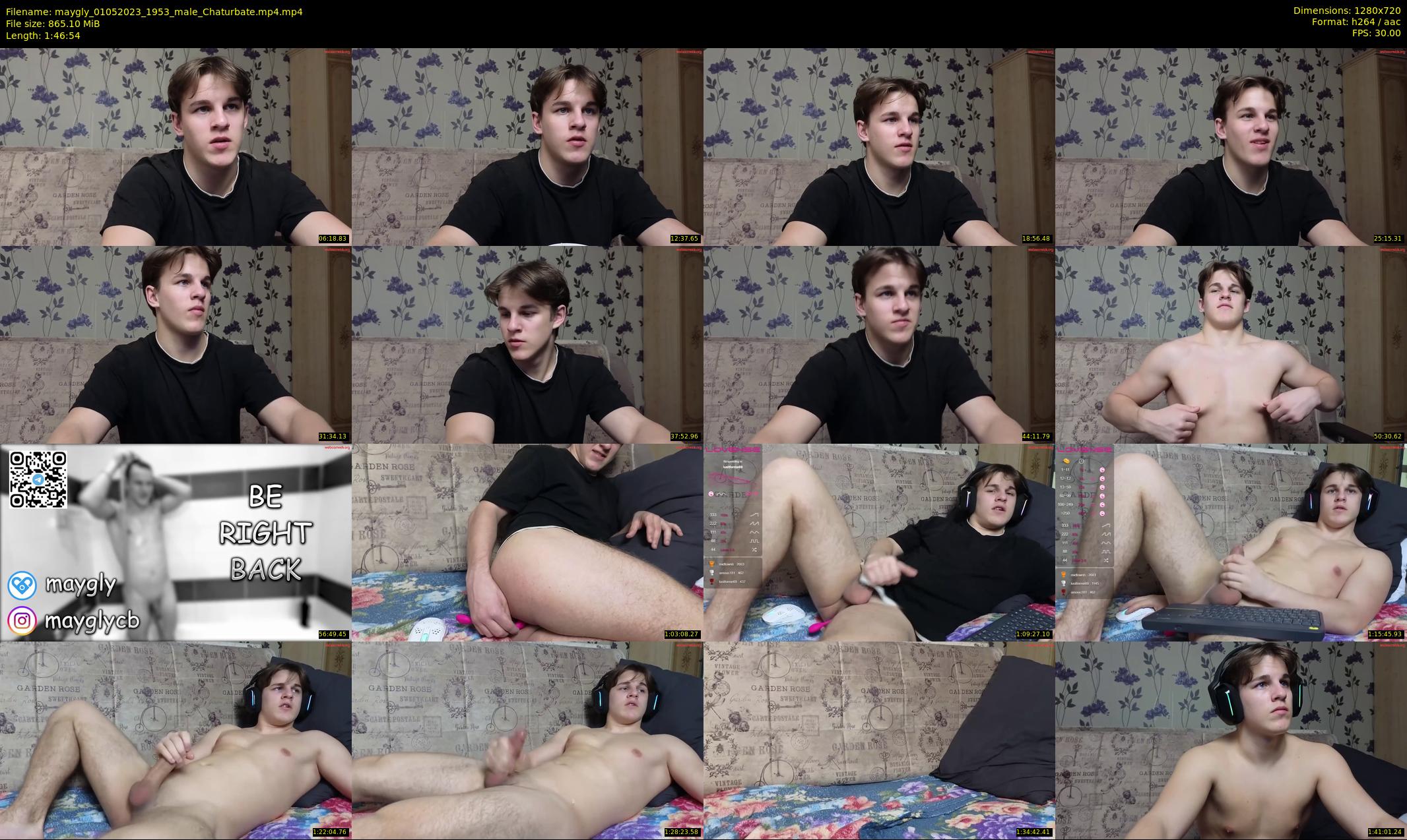 maygly — 107 minute Chaturbate male cam show recording, 720p, May 1, 2023