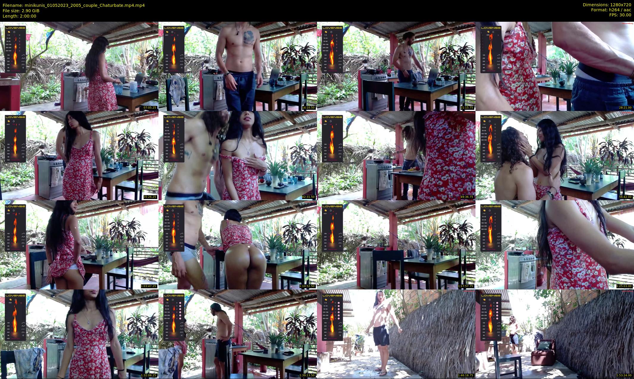 minikunis — 120 minute Chaturbate couple cam show recording, 720p, May 1, 2023