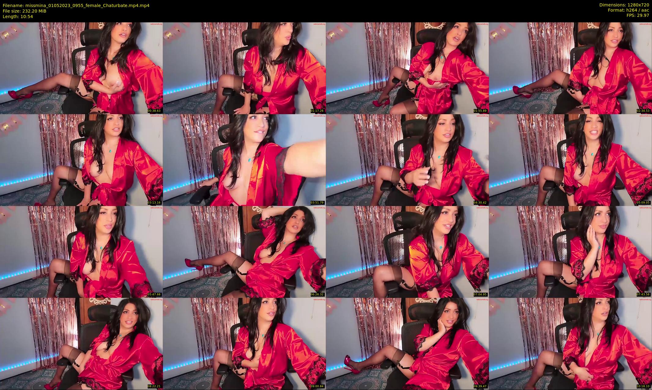 missmina — 11 minute Chaturbate female cam show recording, 720p, May 1, 2023