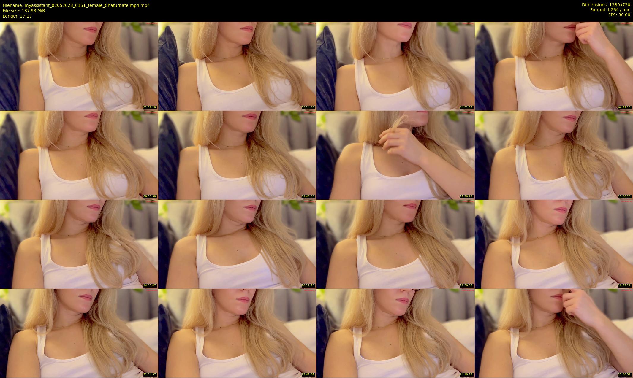 myassistant — 28 minute Chaturbate female cam show recording, 720p, May 2, 2023