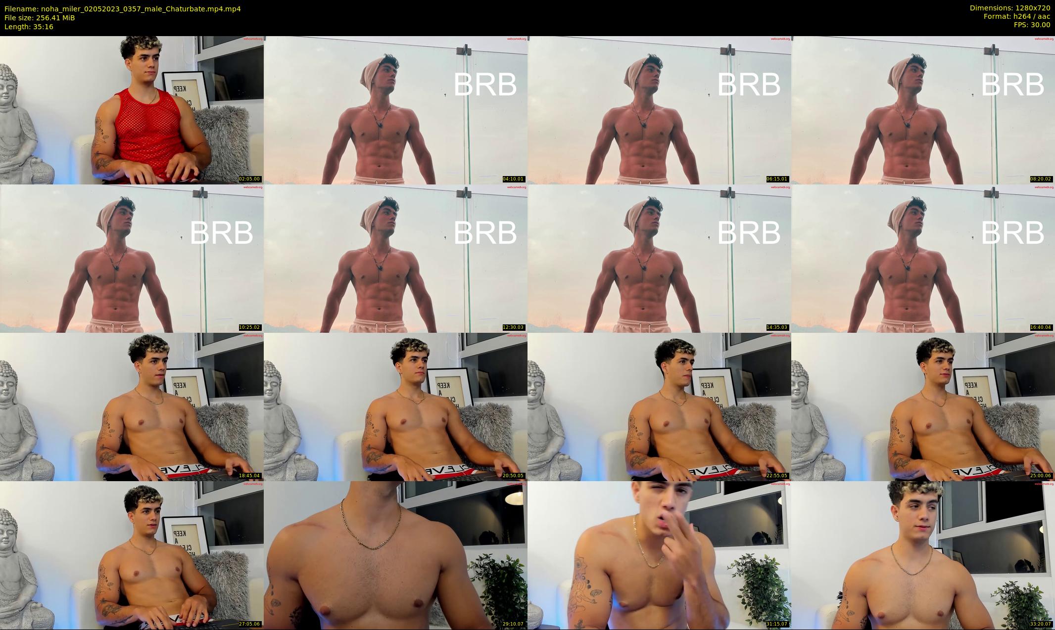 noha_miler — 36 minute Chaturbate male cam show recording, 720p, May 2, 2023