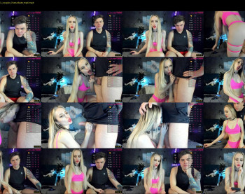 slemgem — 22 minute Chaturbate couple cam show recording, 720p, May 1, 2023