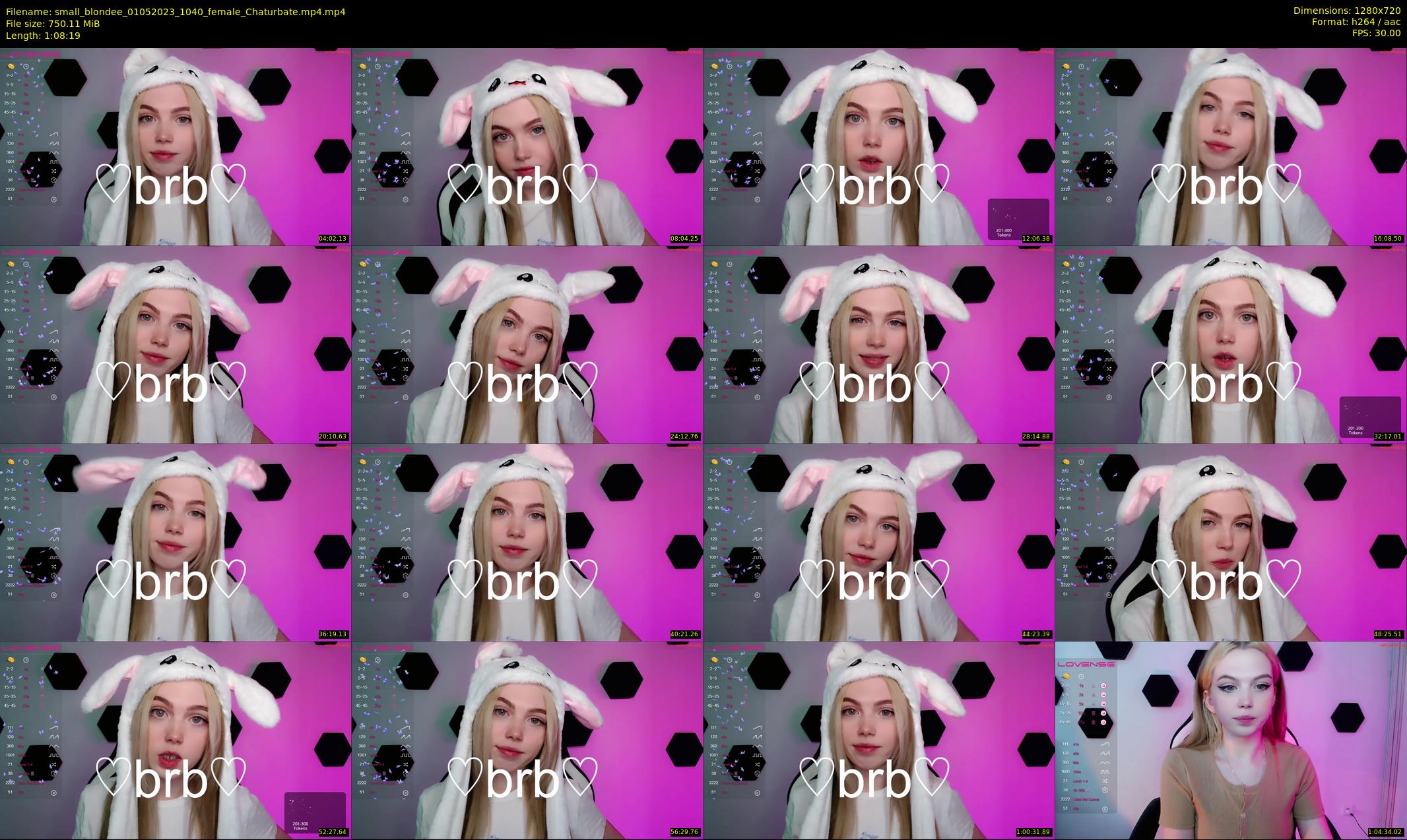 small_blondee — 69 minute Chaturbate female cam show recording, 720p, May 1, 2023