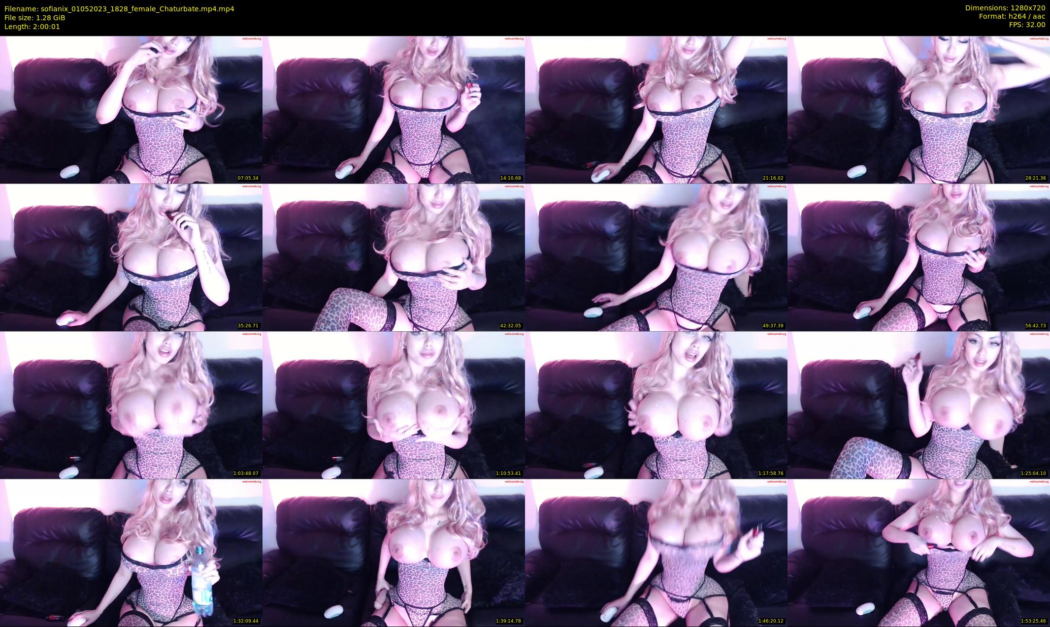 sofianix — 121 minute Chaturbate female cam show recording, 720p, May 1, 2023