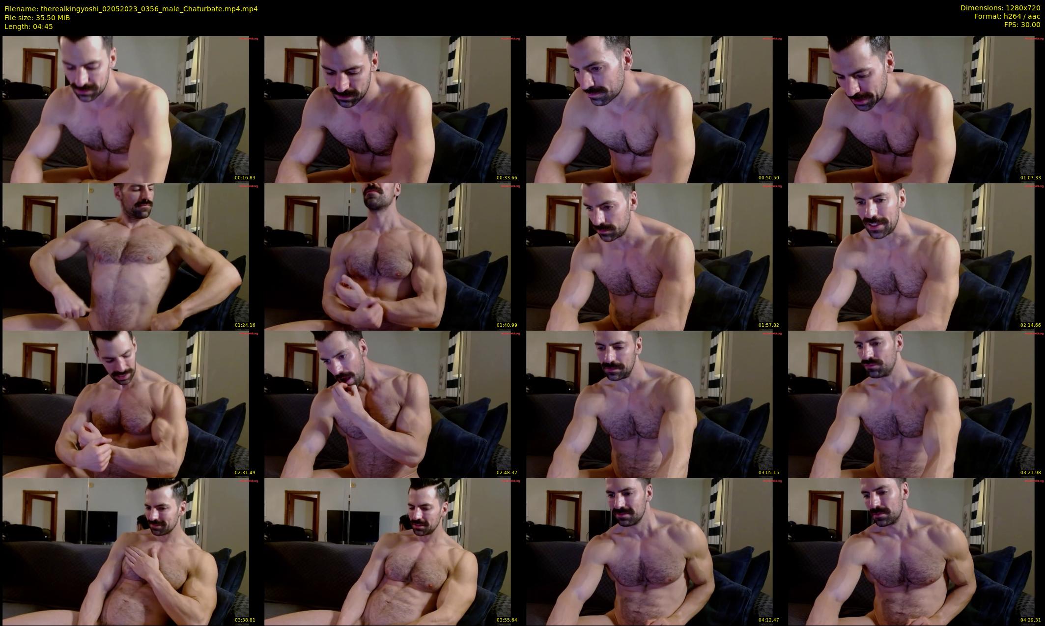 therealkingyoshi — 5 minute Chaturbate male cam show recording, 720p, May 2, 2023